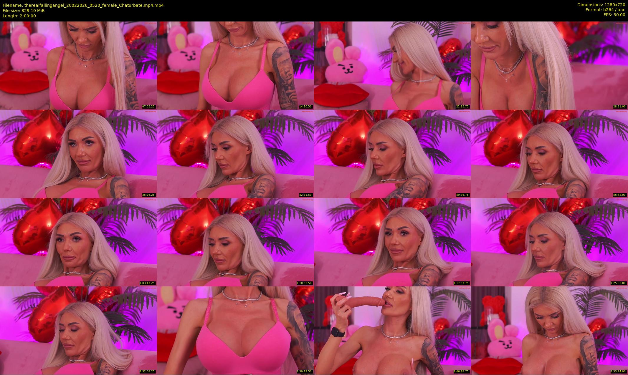 therealfallingangel — 120 minute Chaturbate female cam show recording, 720p, Feb 20, 2026