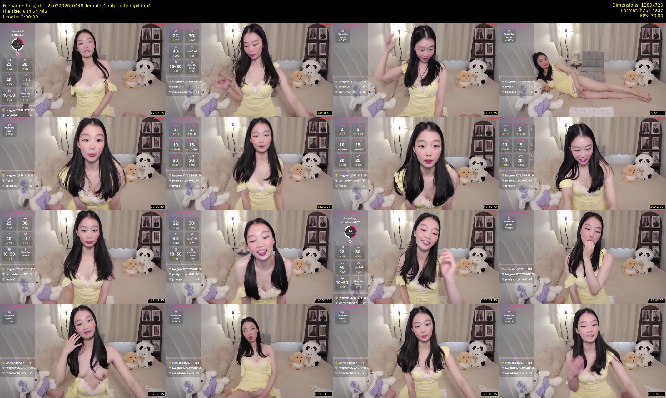 thisgirl__ — 120 minute Chaturbate female cam show recording, 720p, Feb 24, 2026