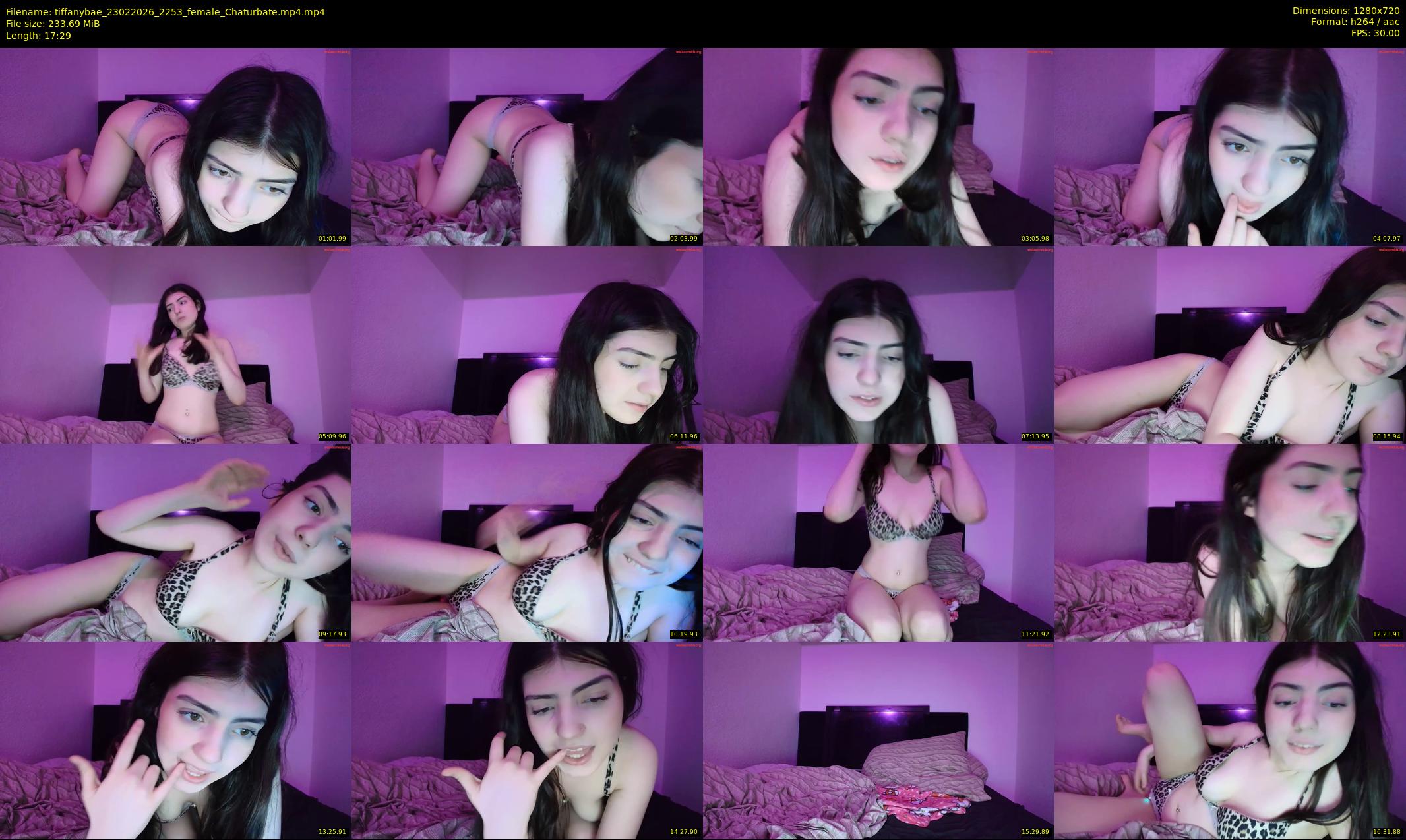tiffanybae — 18 minute Chaturbate female cam show recording, 720p, Feb 23, 2026