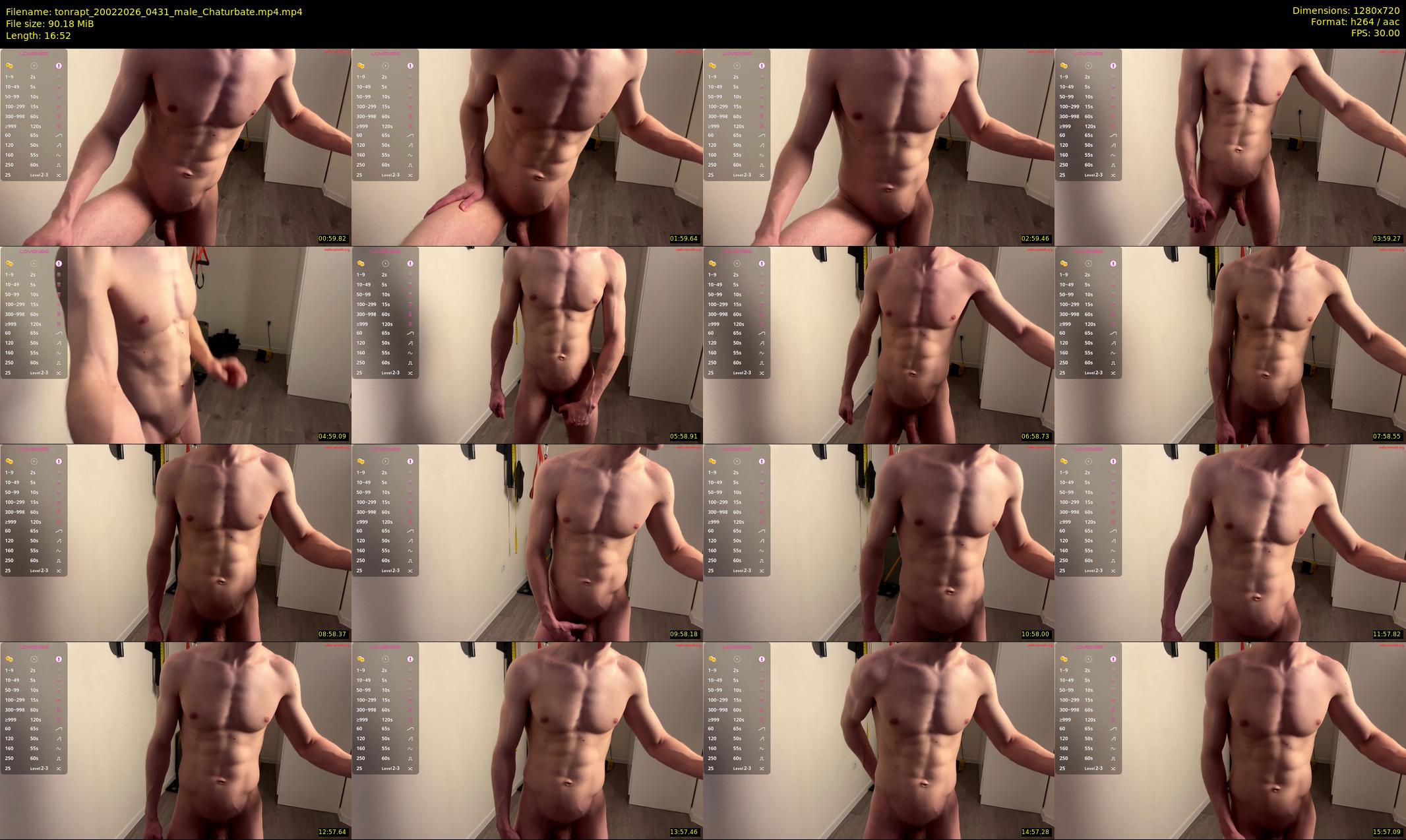 tonrapt — 17 minute Chaturbate male cam show recording, 720p, Feb 20, 2026