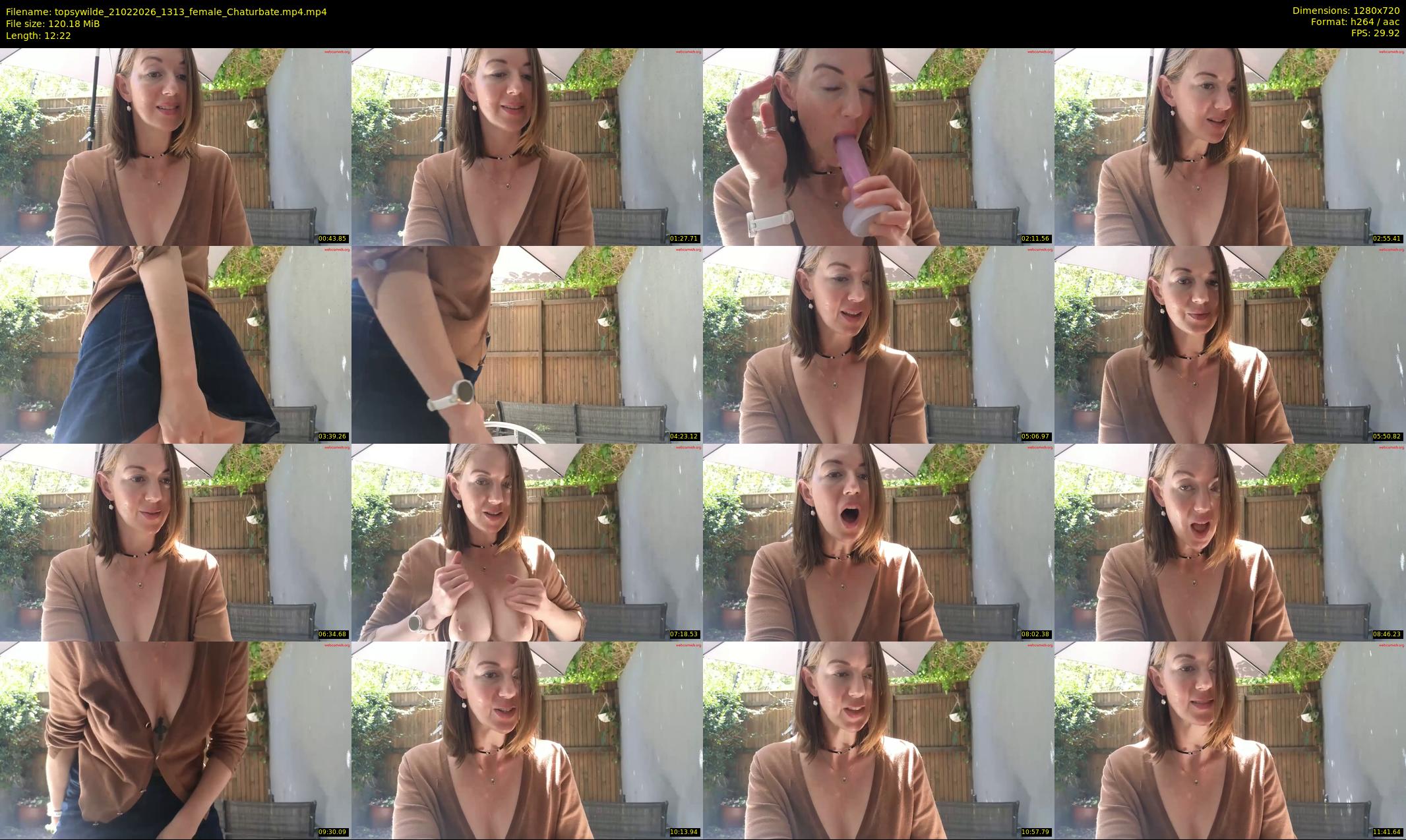 topsywilde — 13 minute Chaturbate female cam show recording, 720p, Feb 21, 2026