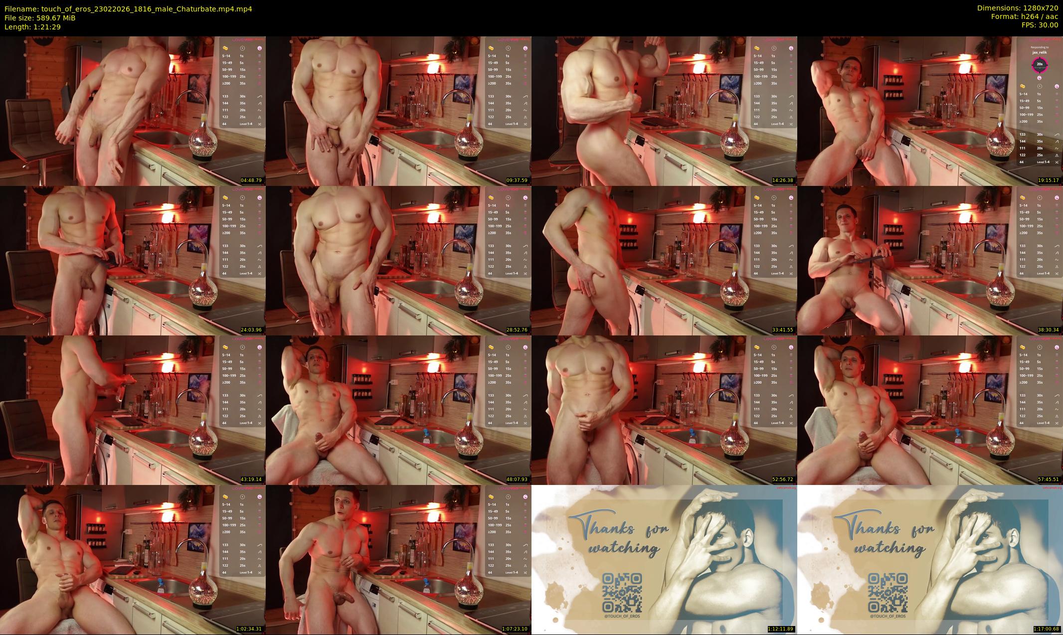 touch_of_eros — 82 minute Chaturbate male cam show recording, 720p, Feb 23, 2026
