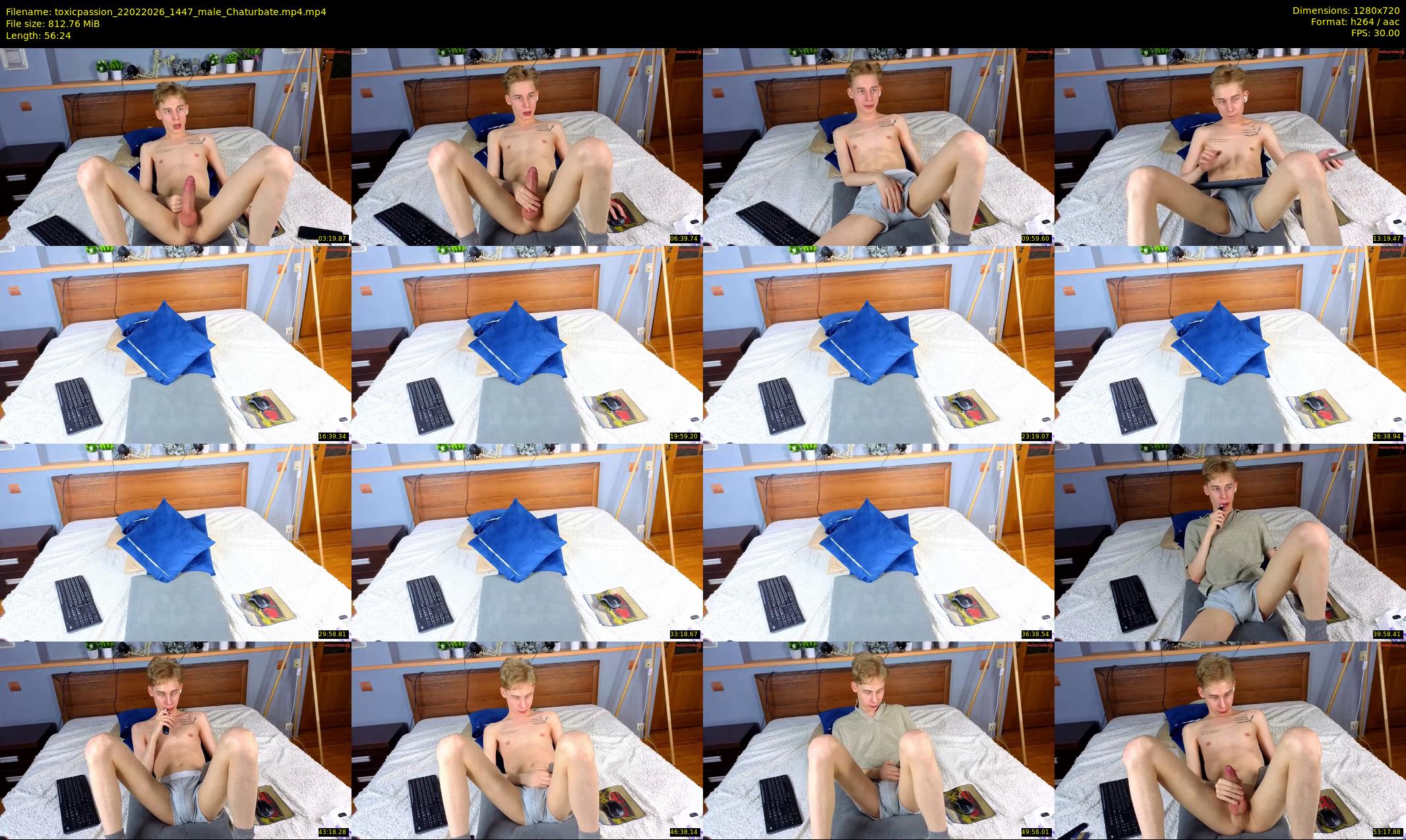 toxicpassion — 57 minute Chaturbate male cam show recording, 720p, Feb 22, 2026