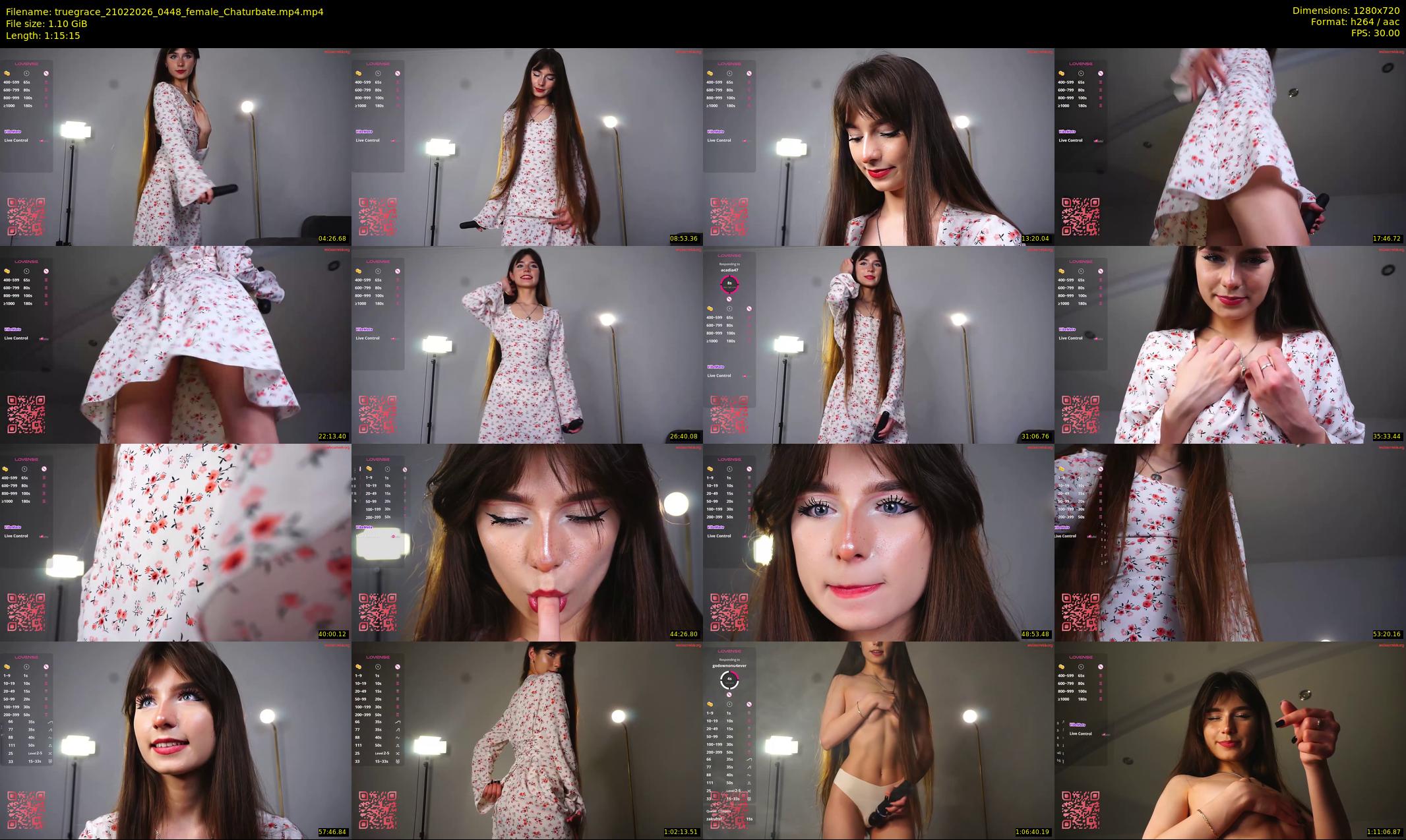 truegrace — 76 minute Chaturbate female cam show recording, 720p, Feb 21, 2026