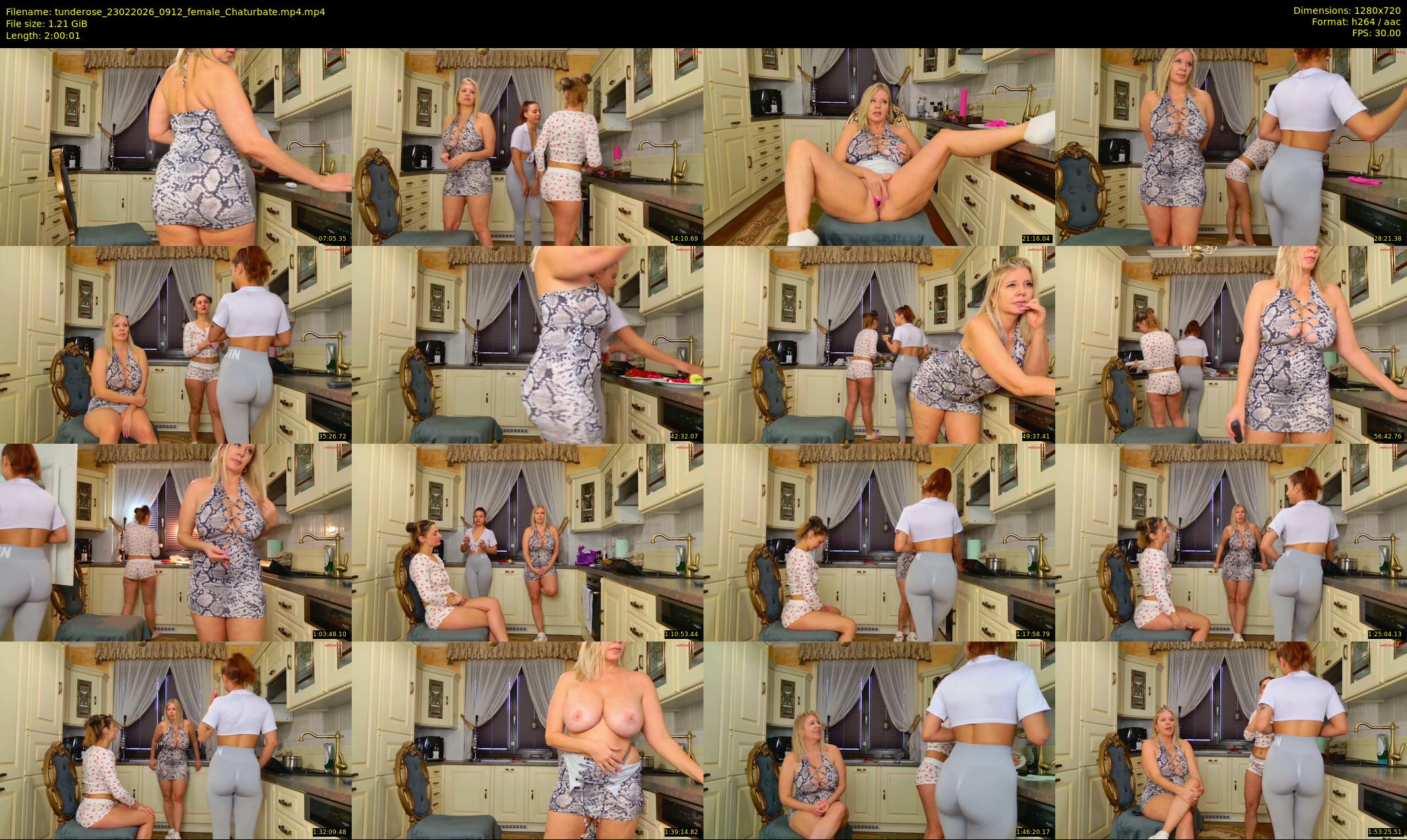 tunderose — 121 minute Chaturbate female cam show recording, 720p, Feb 23, 2026
