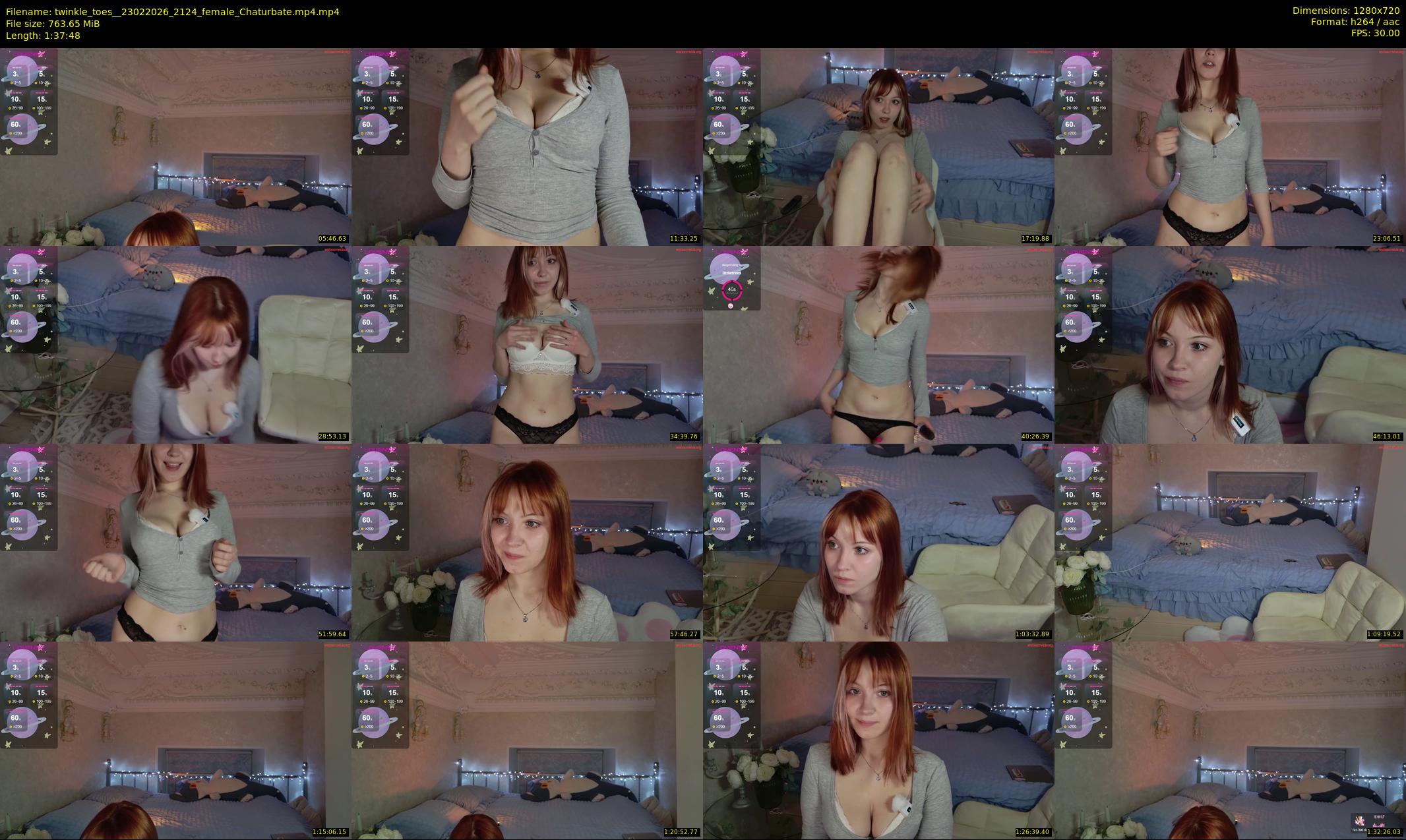 twinkle_toes_ — 98 minute Chaturbate female cam show recording, 720p, Feb 23, 2026