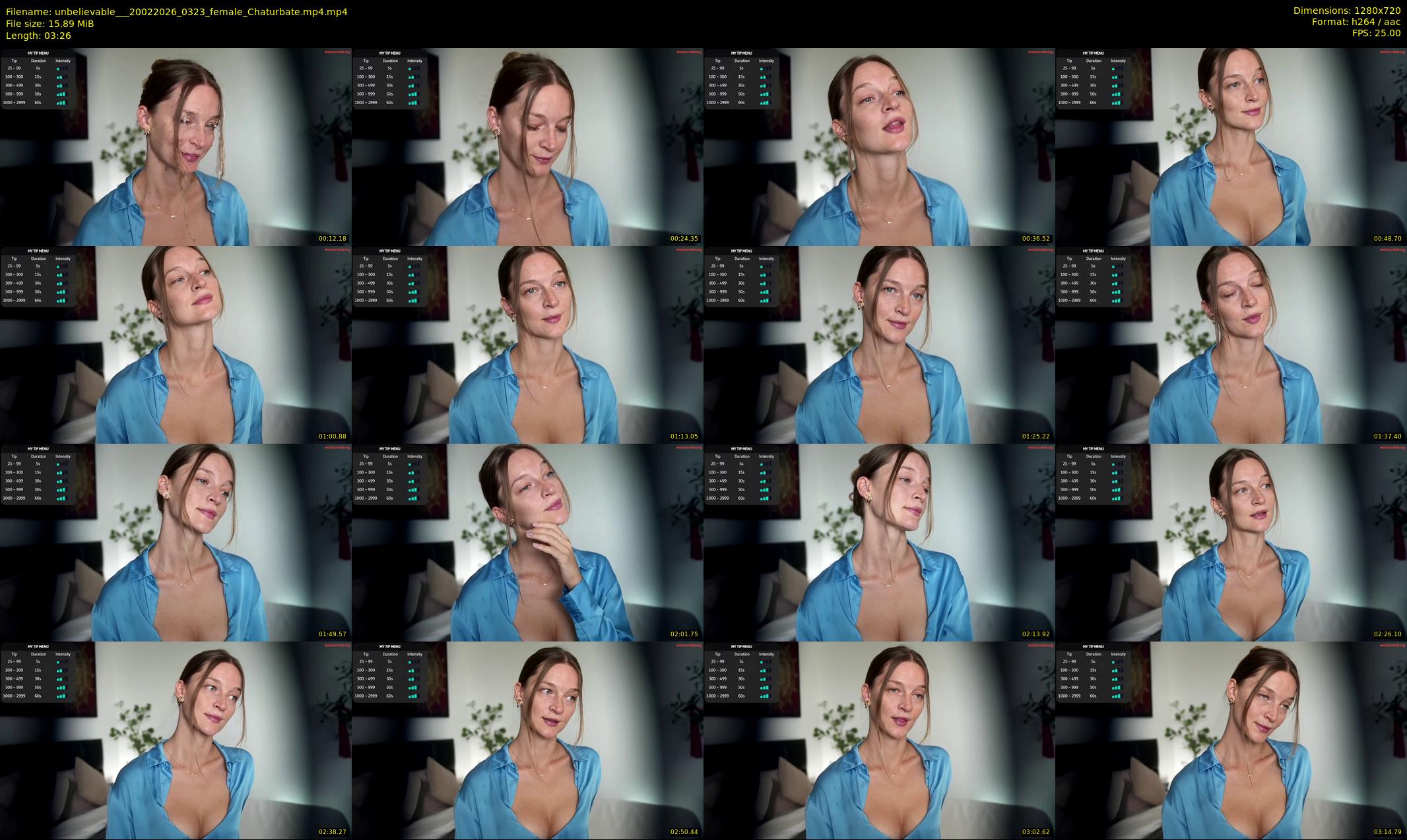 unbelievable__ — 4 minute Chaturbate female cam show recording, 720p, Feb 20, 2026