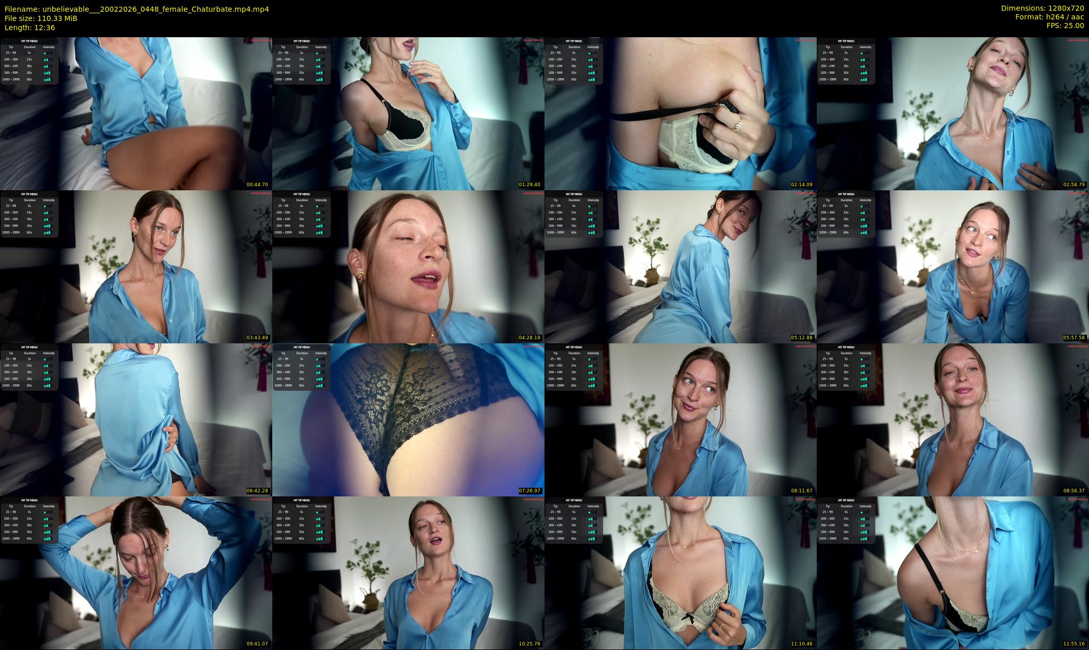 unbelievable__ — 13 minute Chaturbate female cam show recording, 720p, Feb 20, 2026