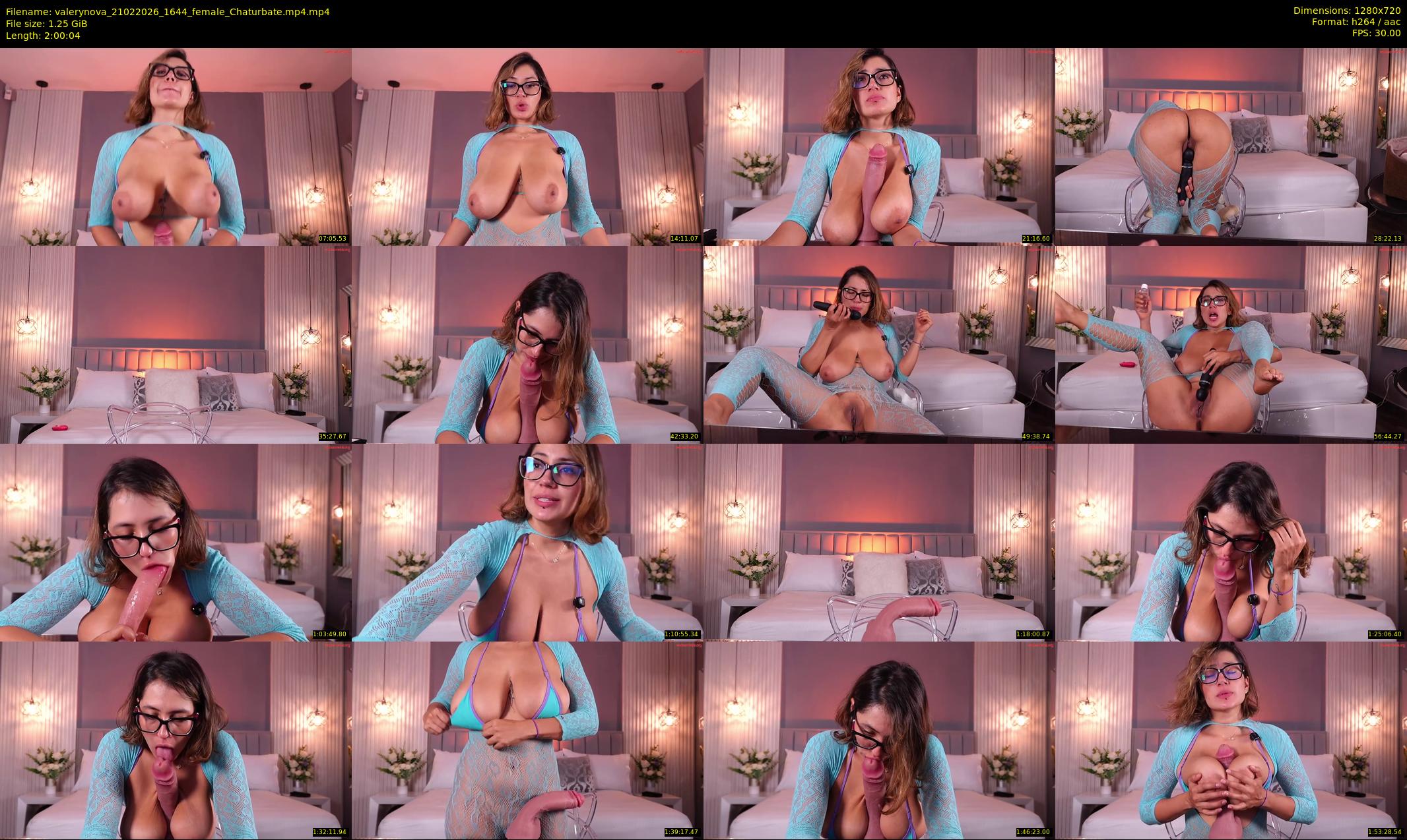 valerynova — 121 minute Chaturbate female cam show recording, 720p, Feb 21, 2026