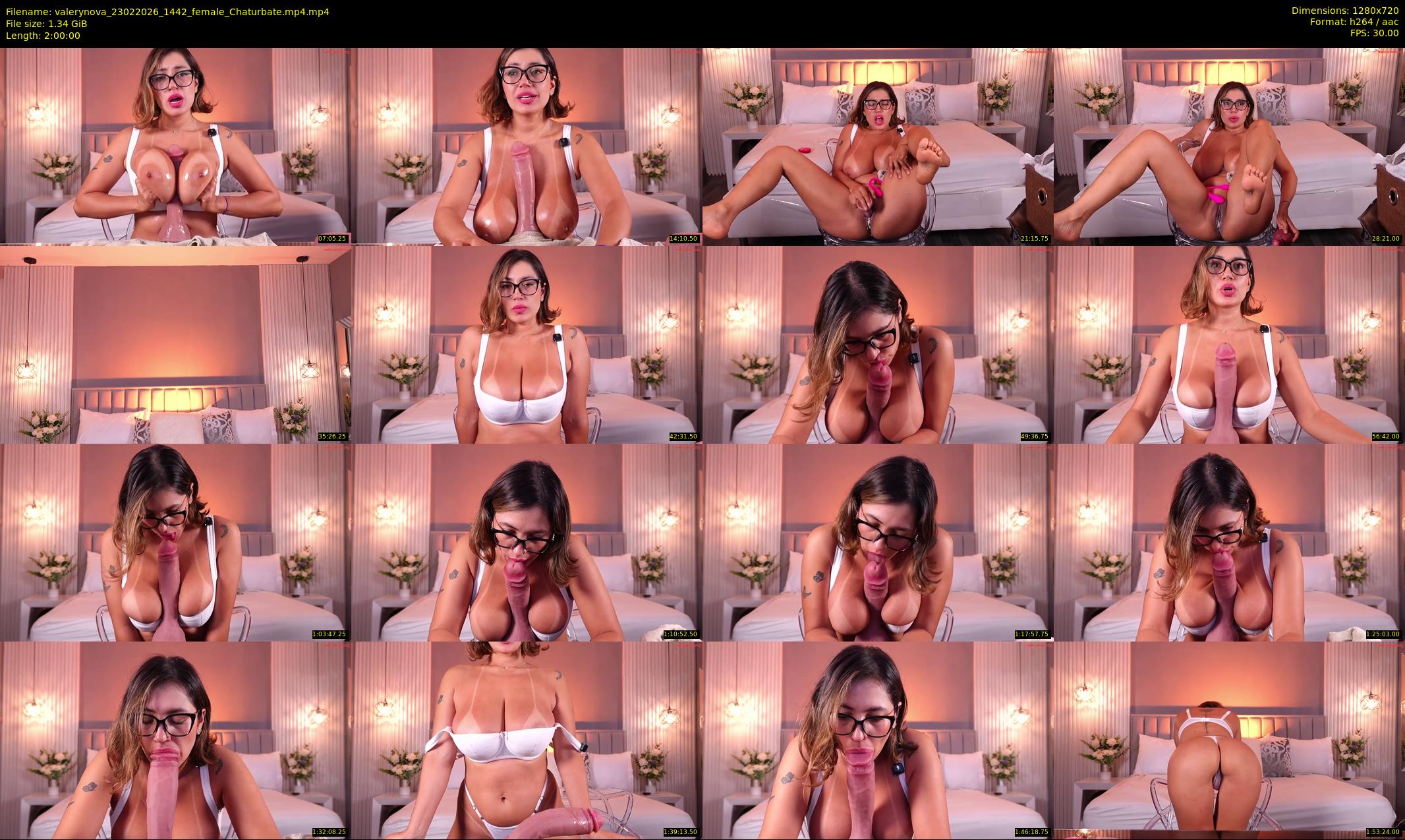valerynova — 120 minute Chaturbate female cam show recording, 720p, Feb 23, 2026