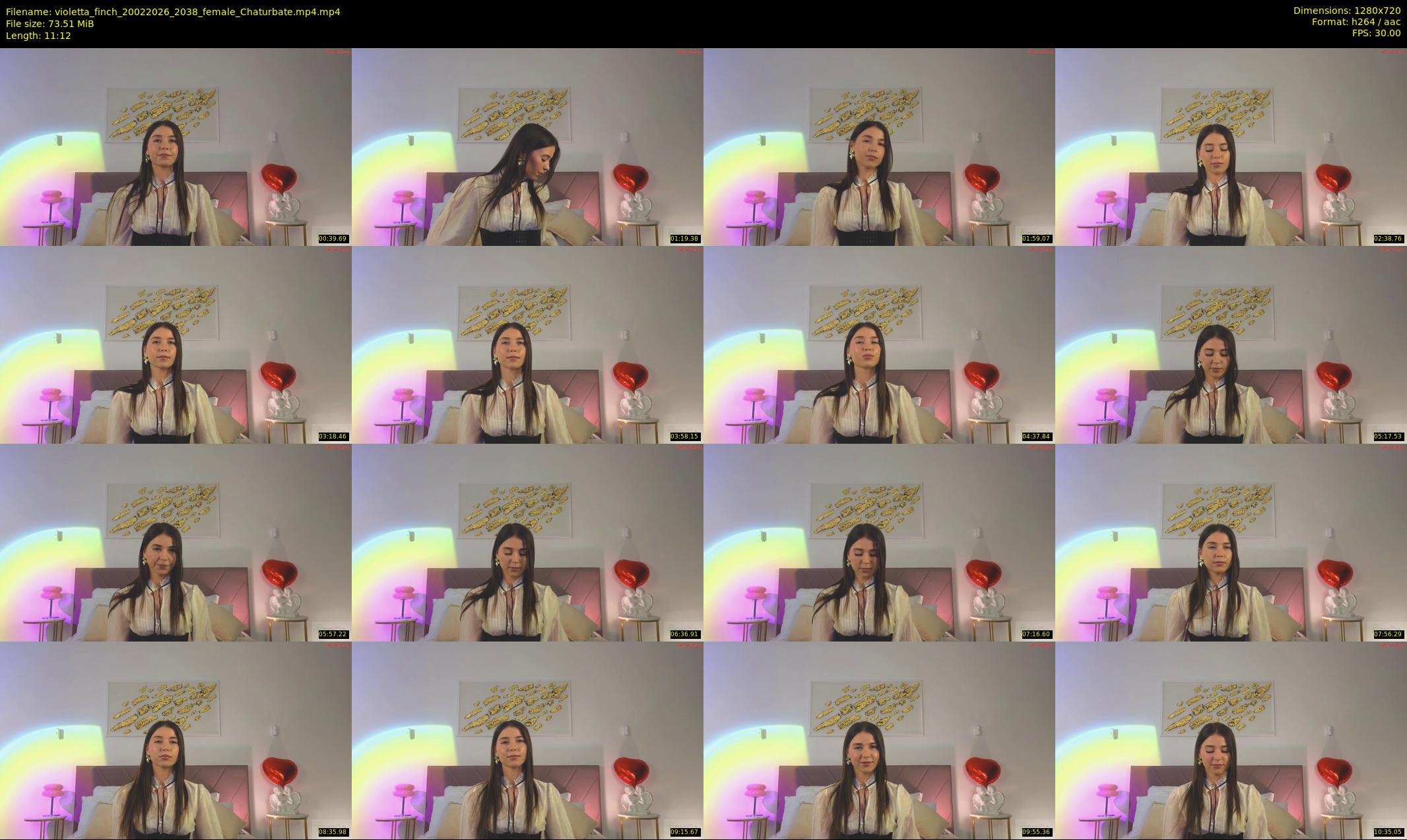violetta_finch — 12 minute Chaturbate female cam show recording, 720p, Feb 20, 2026