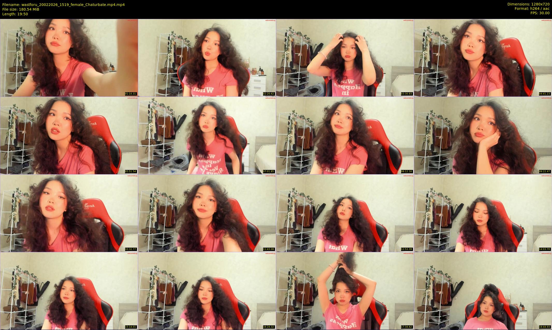 wastforu — 20 minute Chaturbate female cam show recording, 720p, Feb 20, 2026