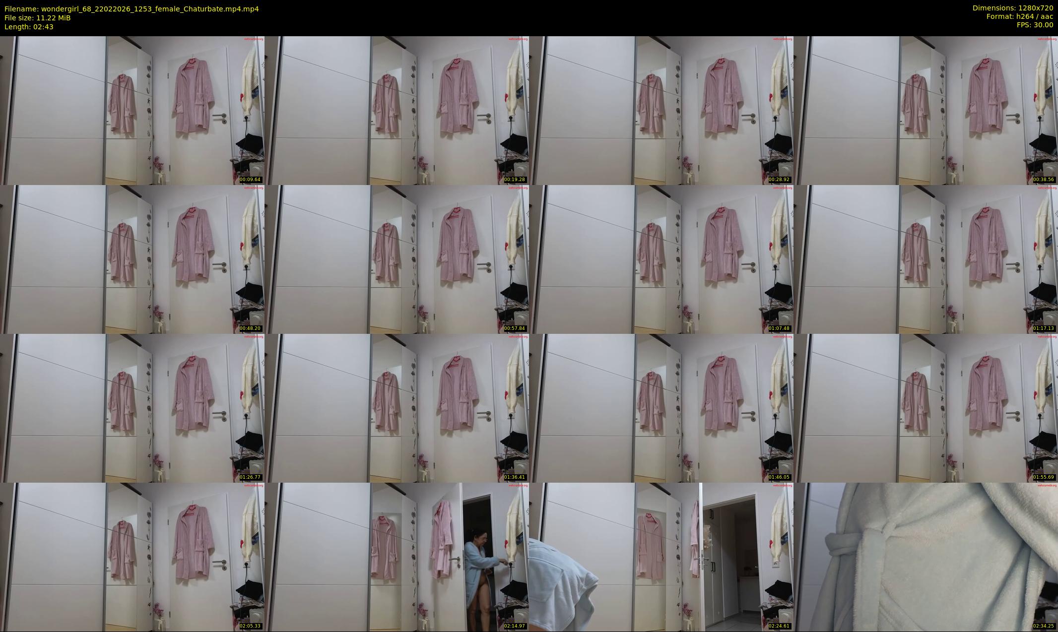 wondergirl_68 — 3 minute Chaturbate female cam show recording, 720p, Feb 22, 2026