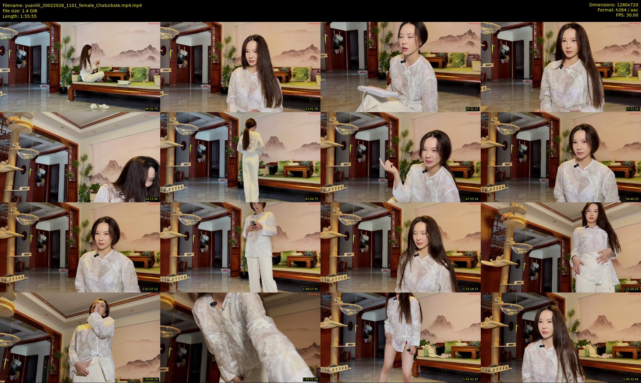 yuanlili — 116 minute Chaturbate female cam show recording, 720p, Feb 20, 2026