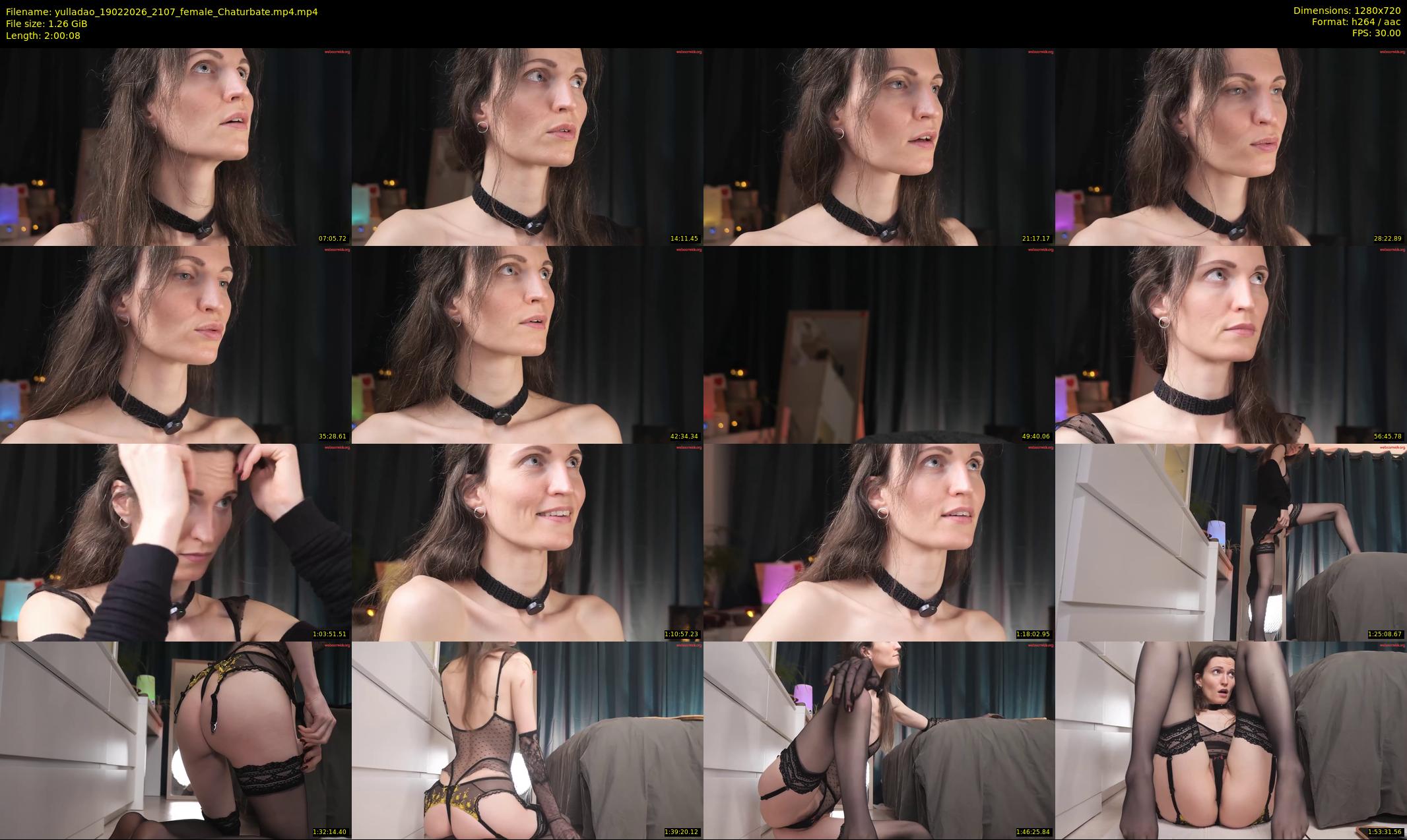 yulladao — 121 minute Chaturbate female cam show recording, 720p, Feb 19, 2026