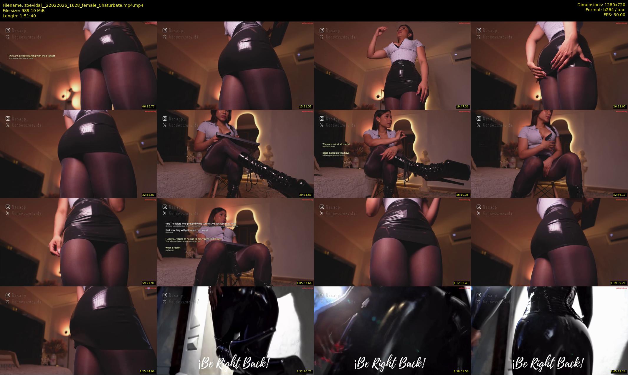 zoevidal_ — 112 minute Chaturbate female cam show recording, 720p, Feb 22, 2026