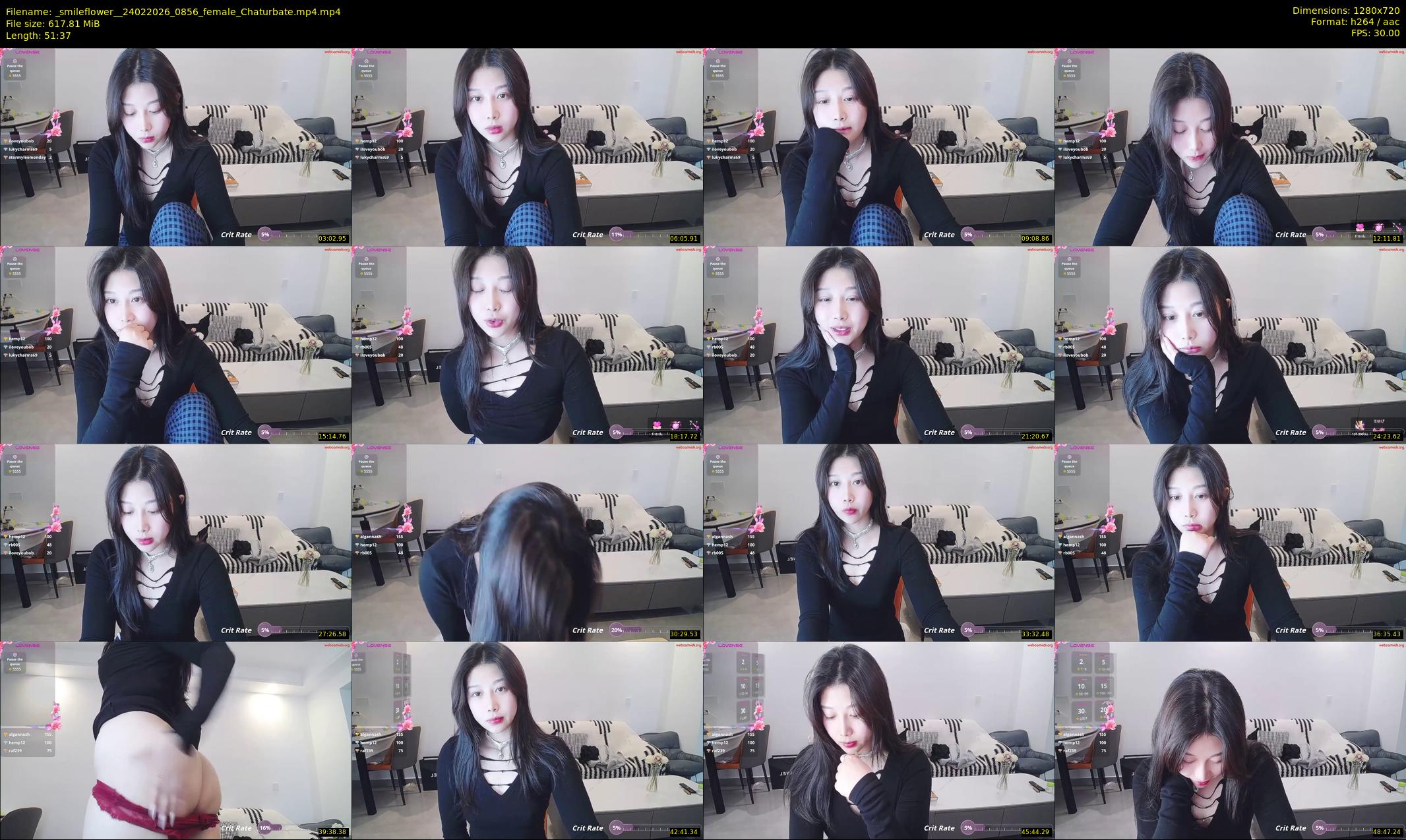 _smileflower_ — 52 minute Chaturbate female cam show recording, 720p, Feb 24, 2026