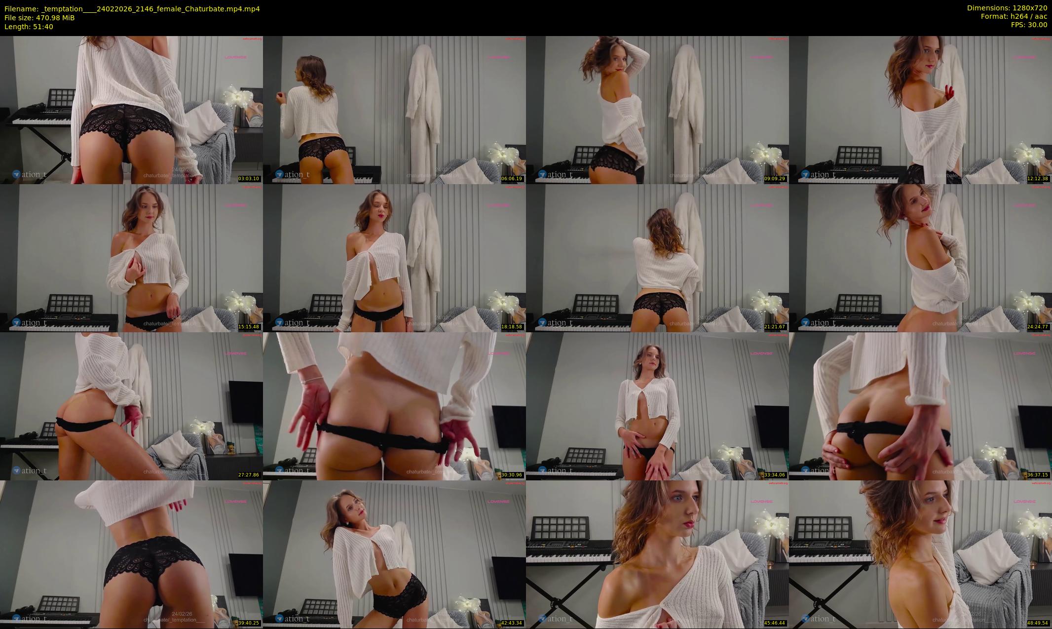 _temptation___ — 52 minute Chaturbate female cam show recording, 720p, Feb 24, 2026