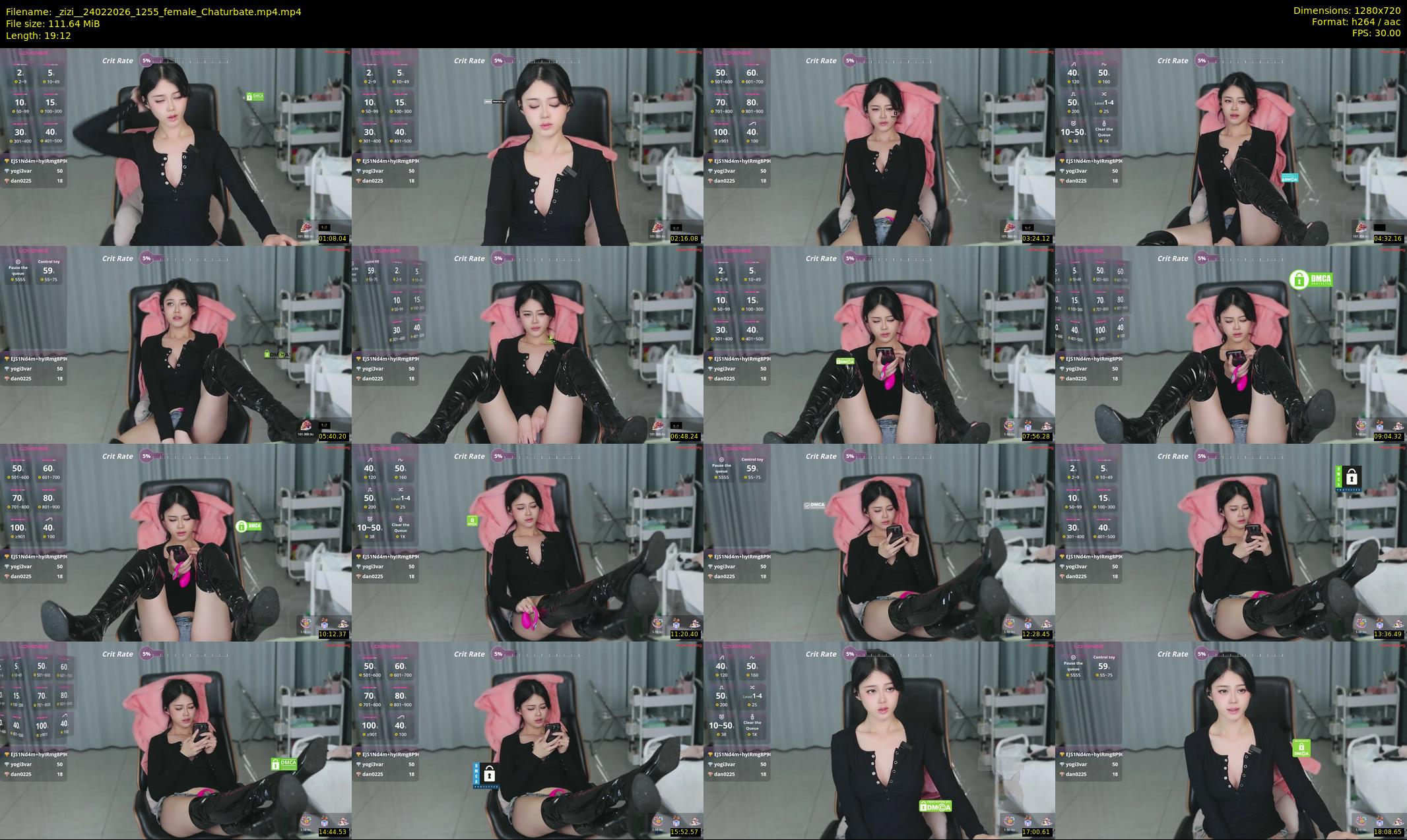_zizi_ — 20 minute Chaturbate female cam show recording, 720p, Feb 24, 2026