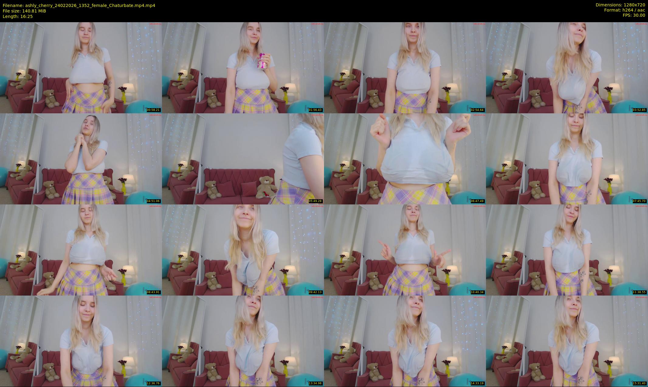 ashly_cherry — 17 minute Chaturbate female cam show recording, 720p, Feb 24, 2026