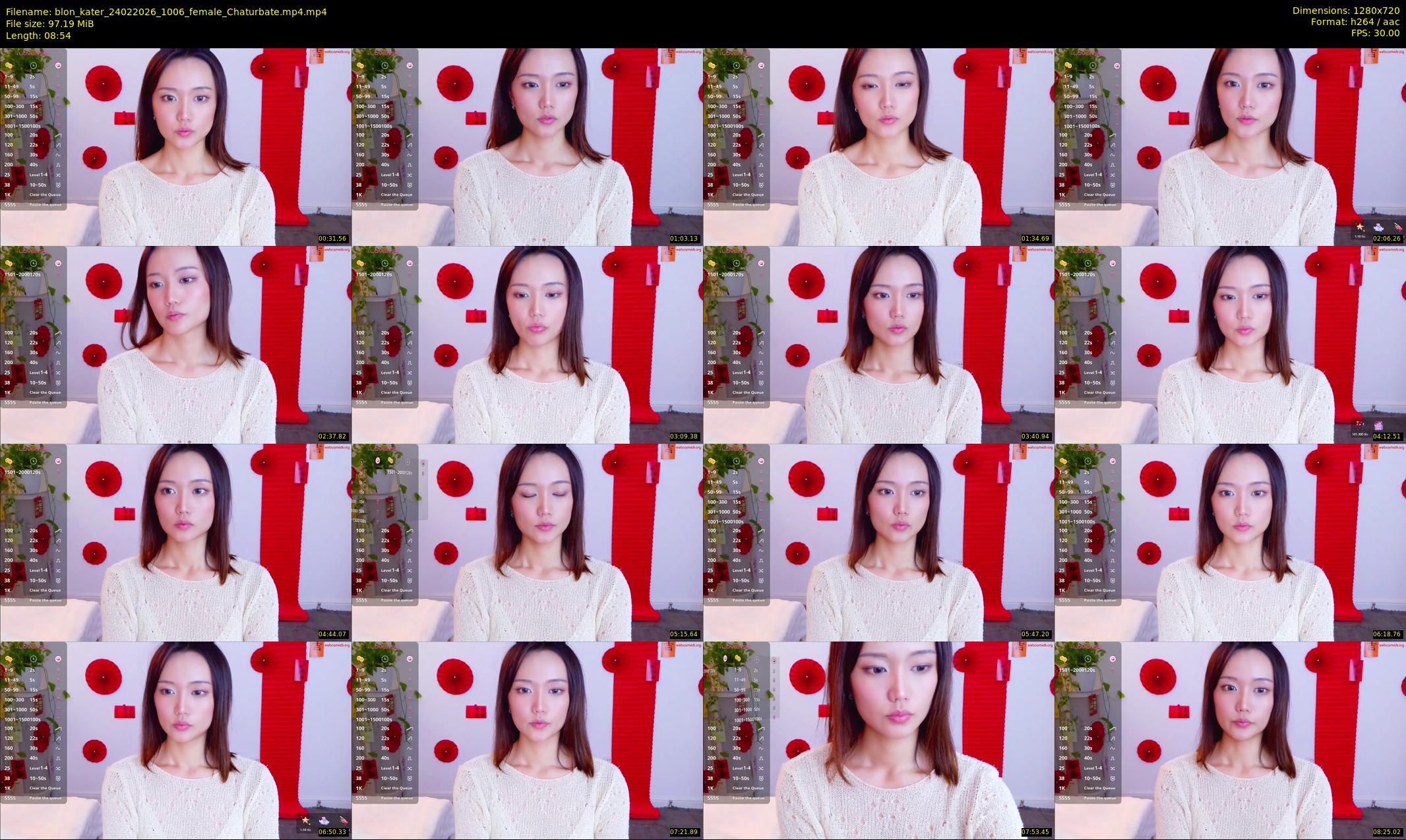 blon_kater — 9 minute Chaturbate female cam show recording, 720p, Feb 24, 2026
