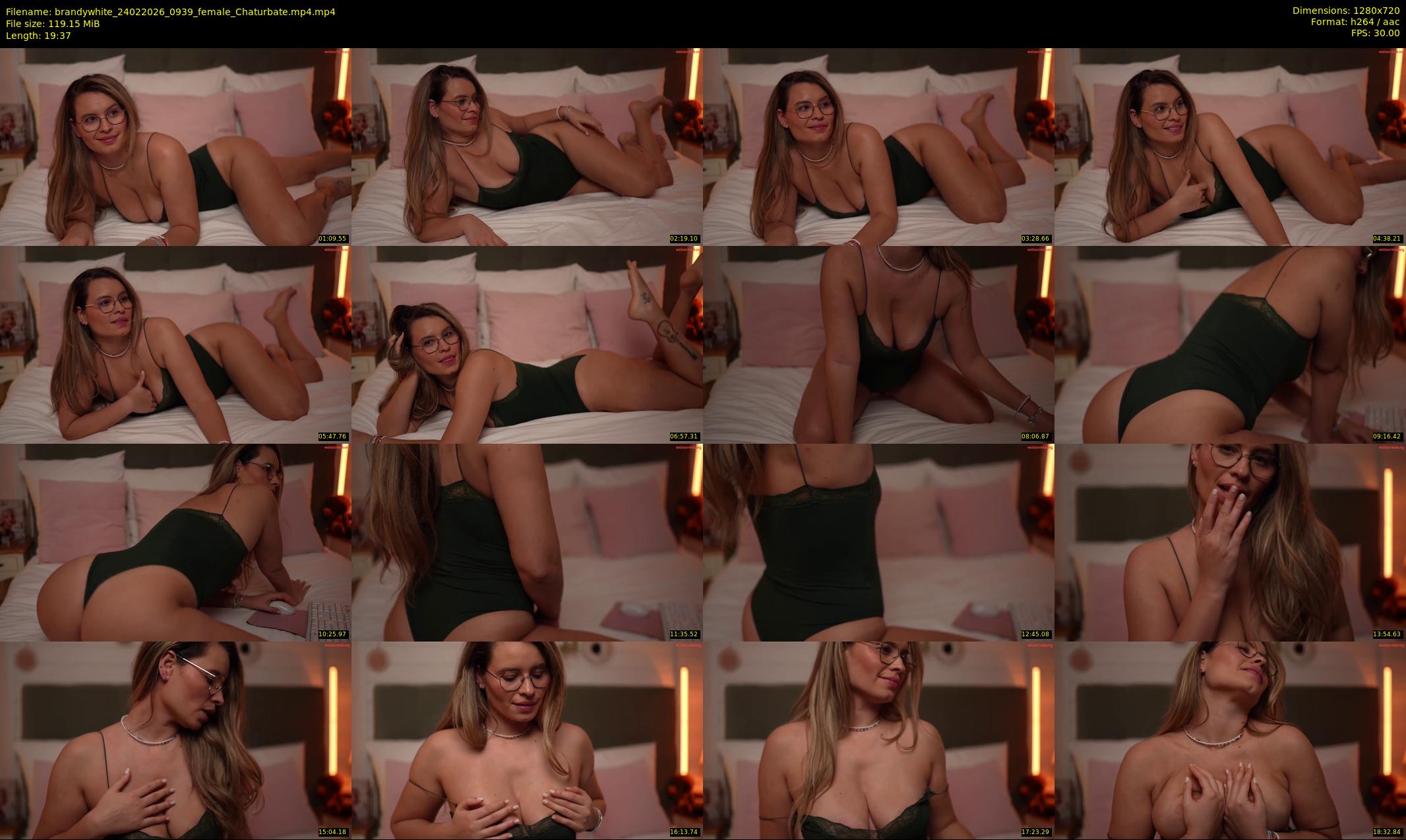 brandywhite — 20 minute Chaturbate female cam show recording, 720p, Feb 24, 2026