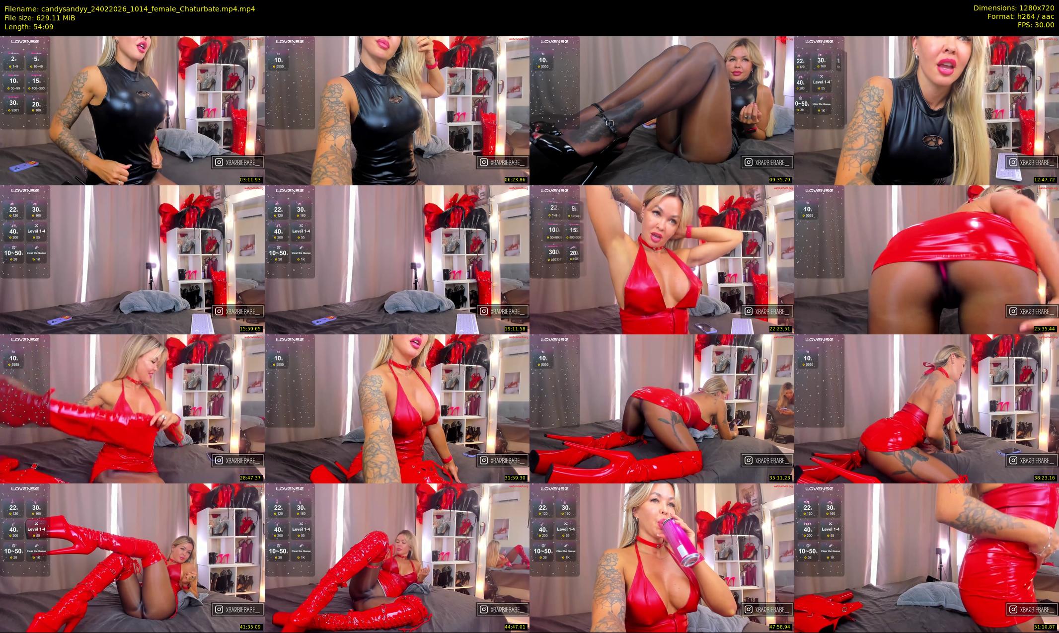 candysandyy — 55 minute Chaturbate female cam show recording, 720p, Feb 24, 2026