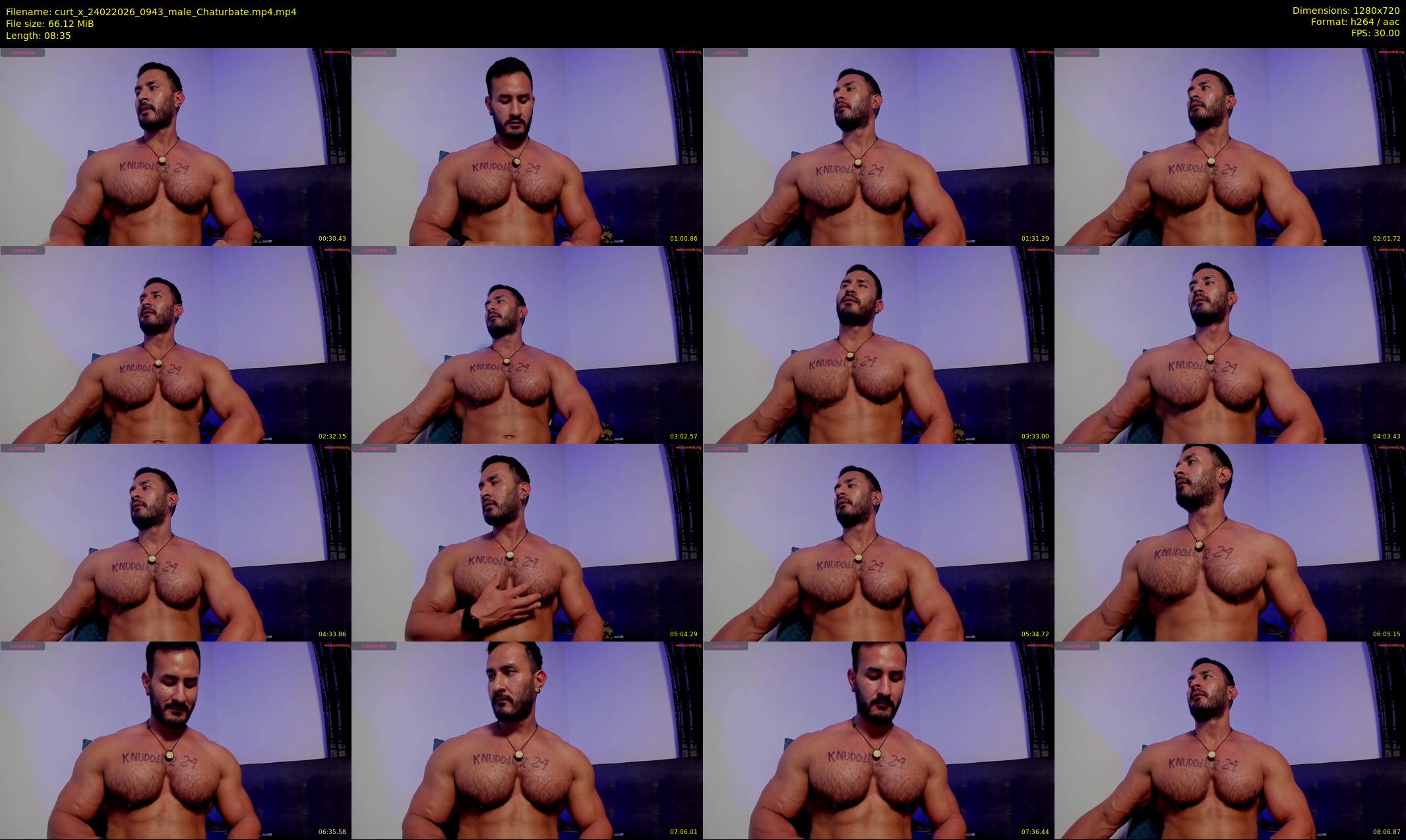 curt_x — 9 minute Chaturbate male cam show recording, 720p, Feb 24, 2026
