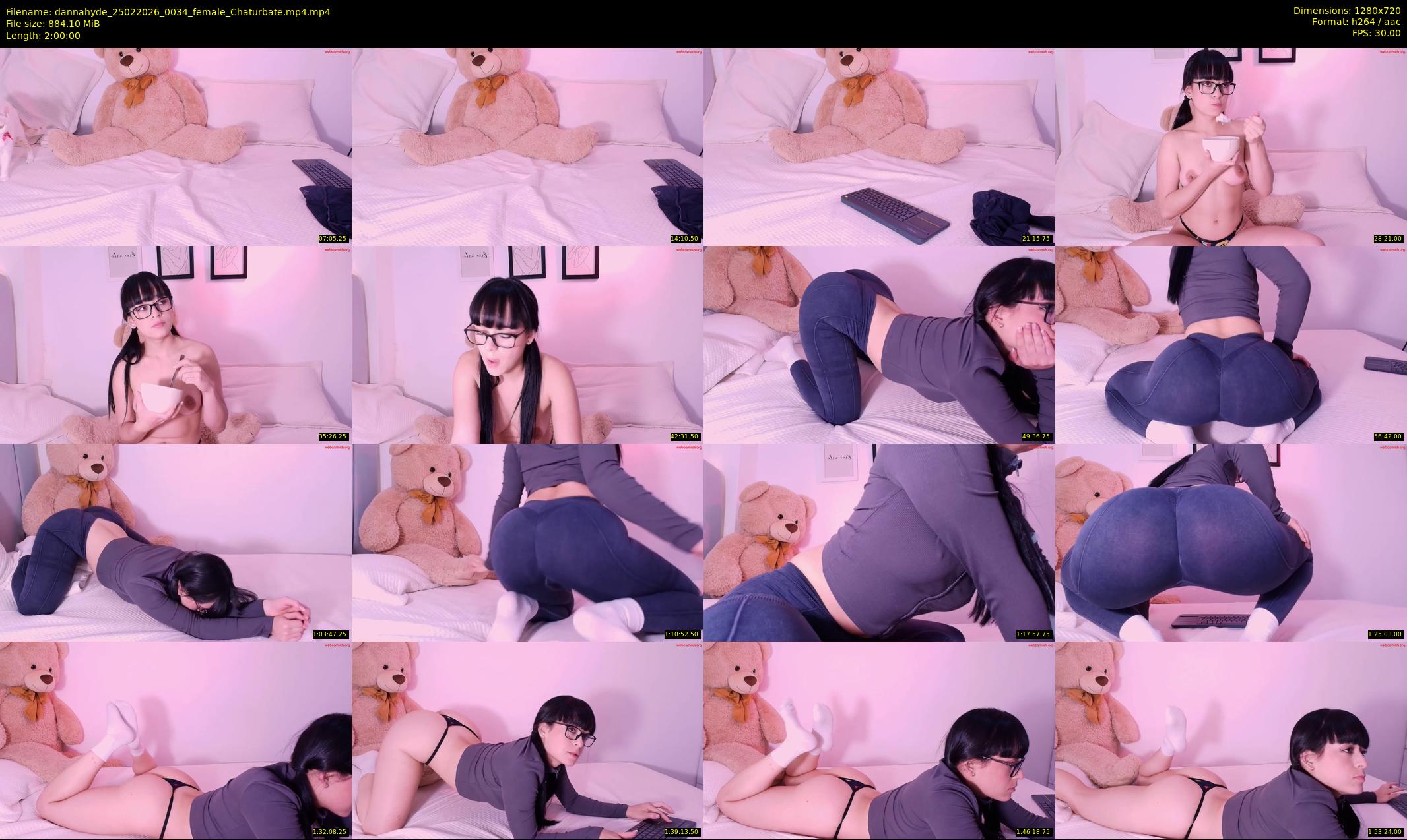 dannahyde — 120 minute Chaturbate female cam show recording, 720p, Feb 25, 2026