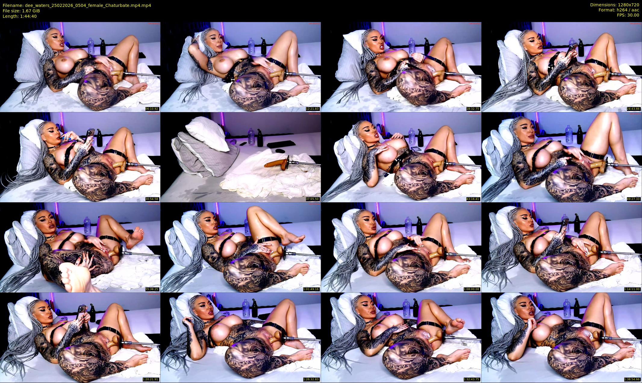 dee_waters — 105 minute Chaturbate female cam show recording, 720p, Feb 25, 2026
