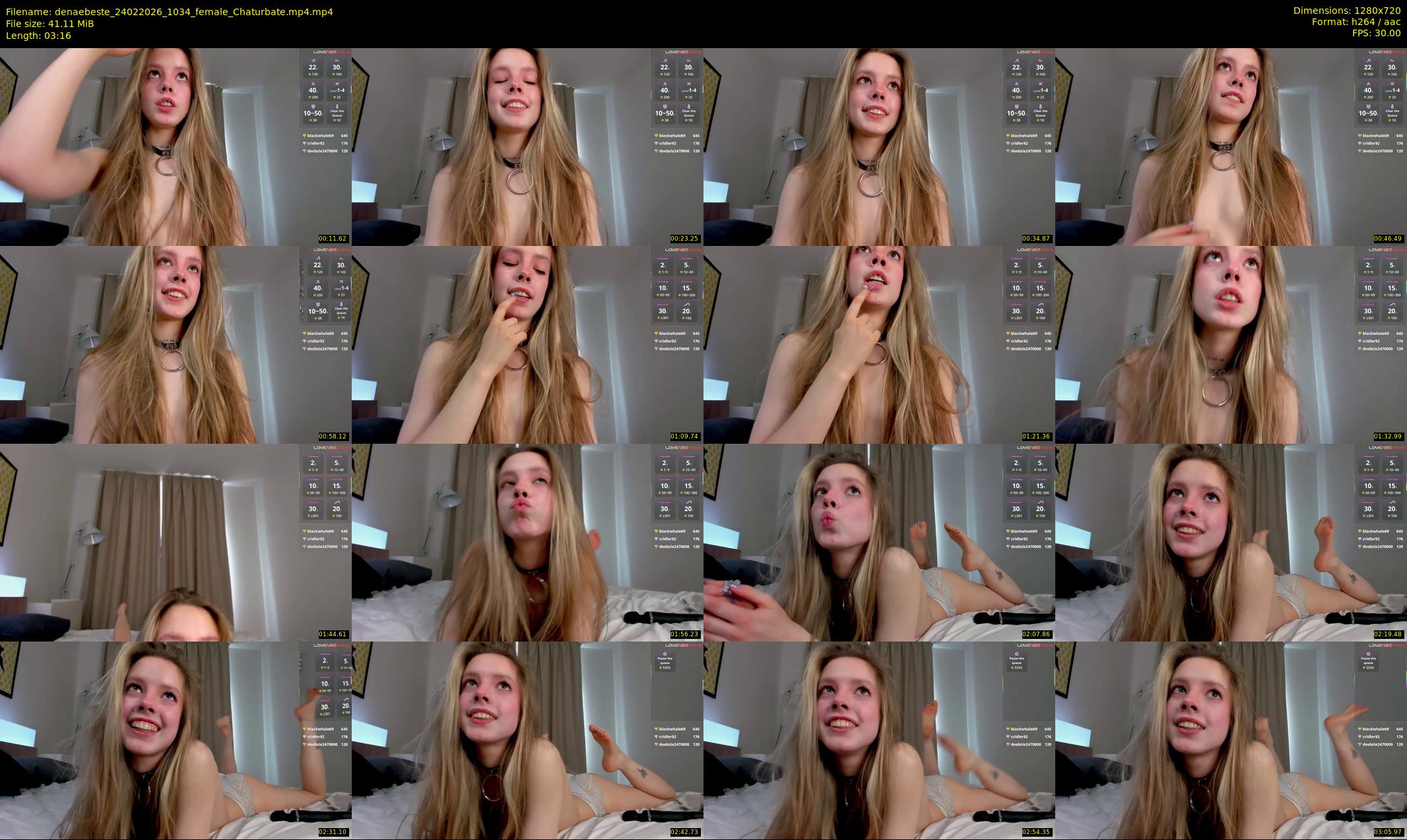 denaebeste — 4 minute Chaturbate female cam show recording, 720p, Feb 24, 2026
