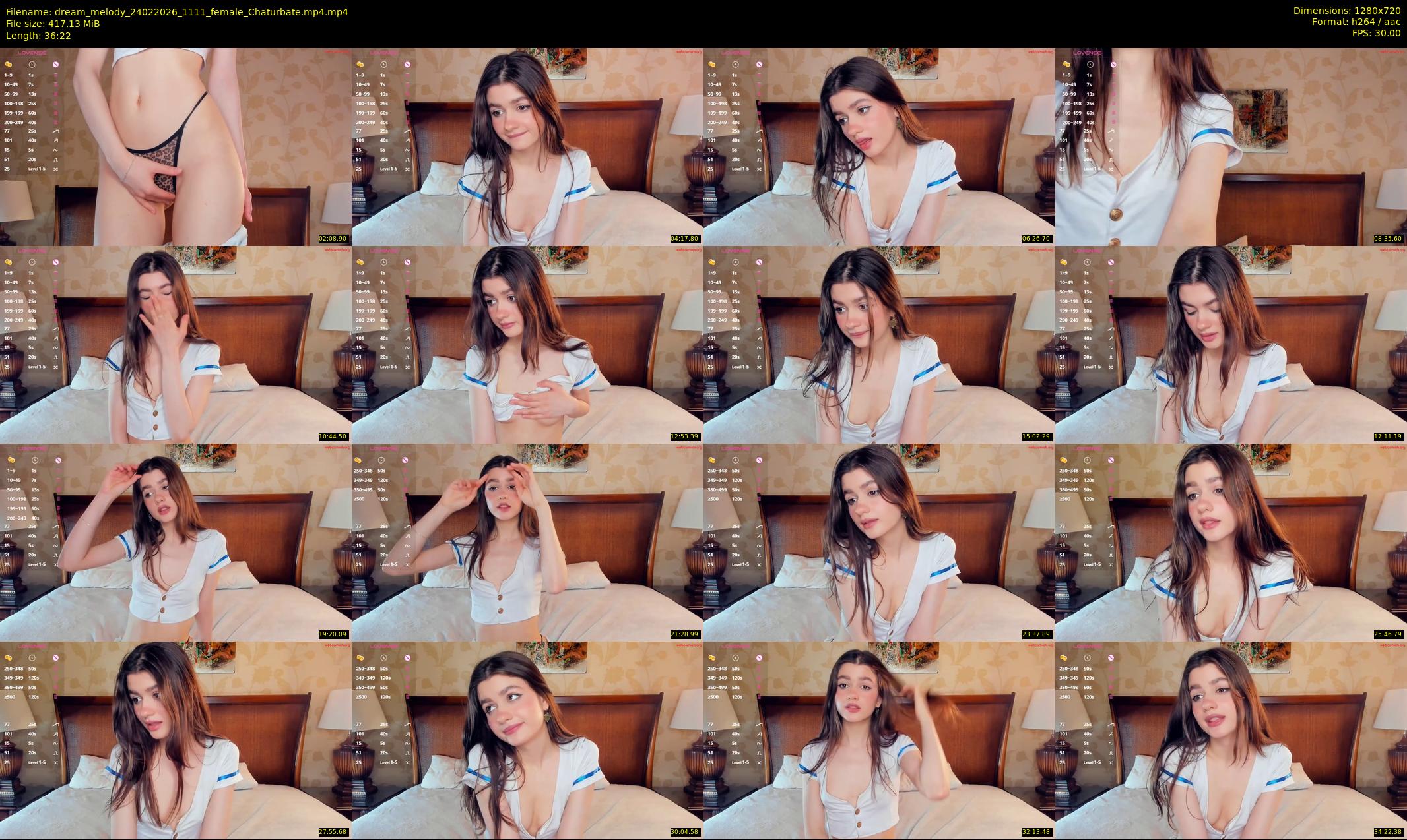 dream_melody — 37 minute Chaturbate female cam show recording, 720p, Feb 24, 2026