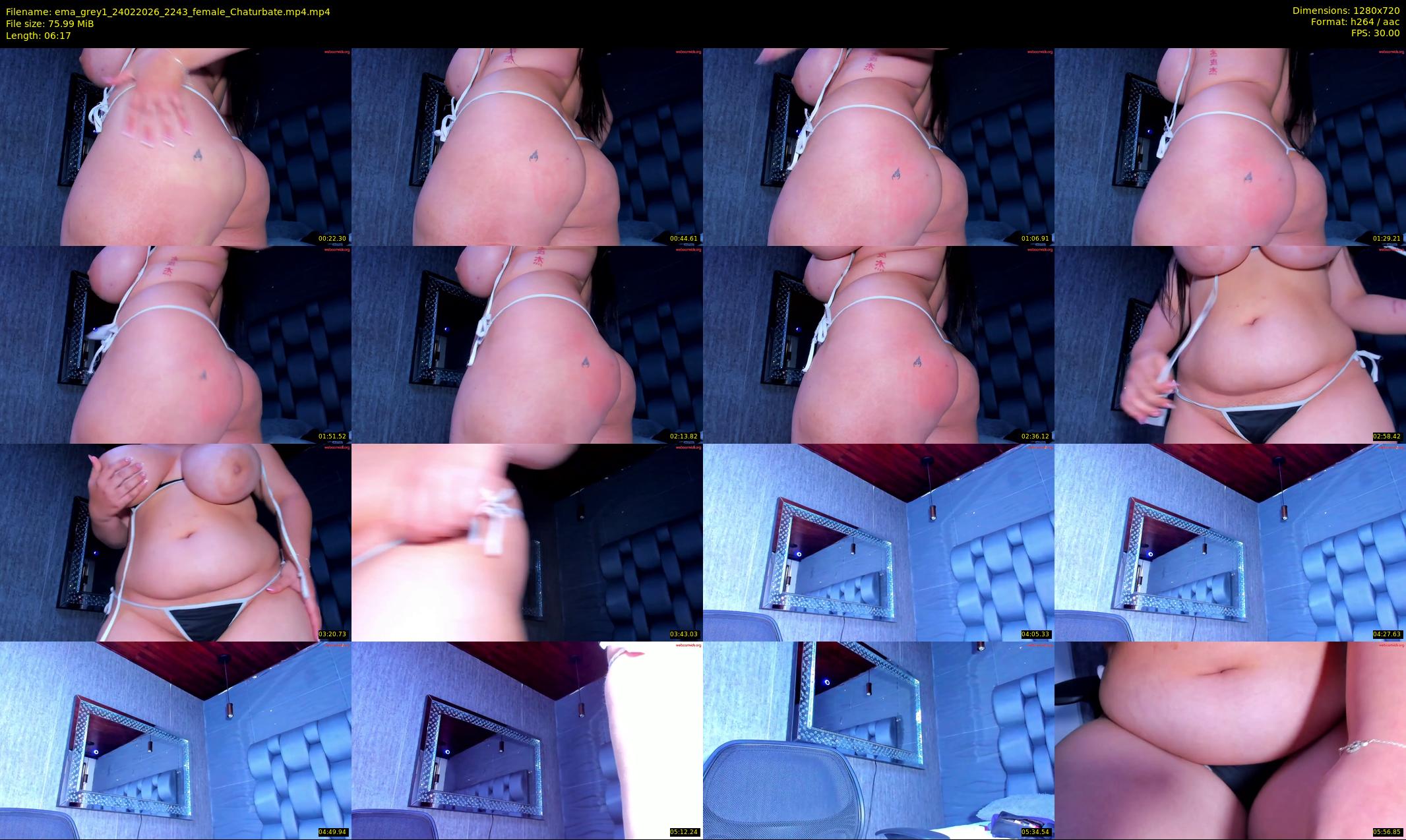 ema_grey1 — 7 minute Chaturbate female cam show recording, 720p, Feb 24, 2026