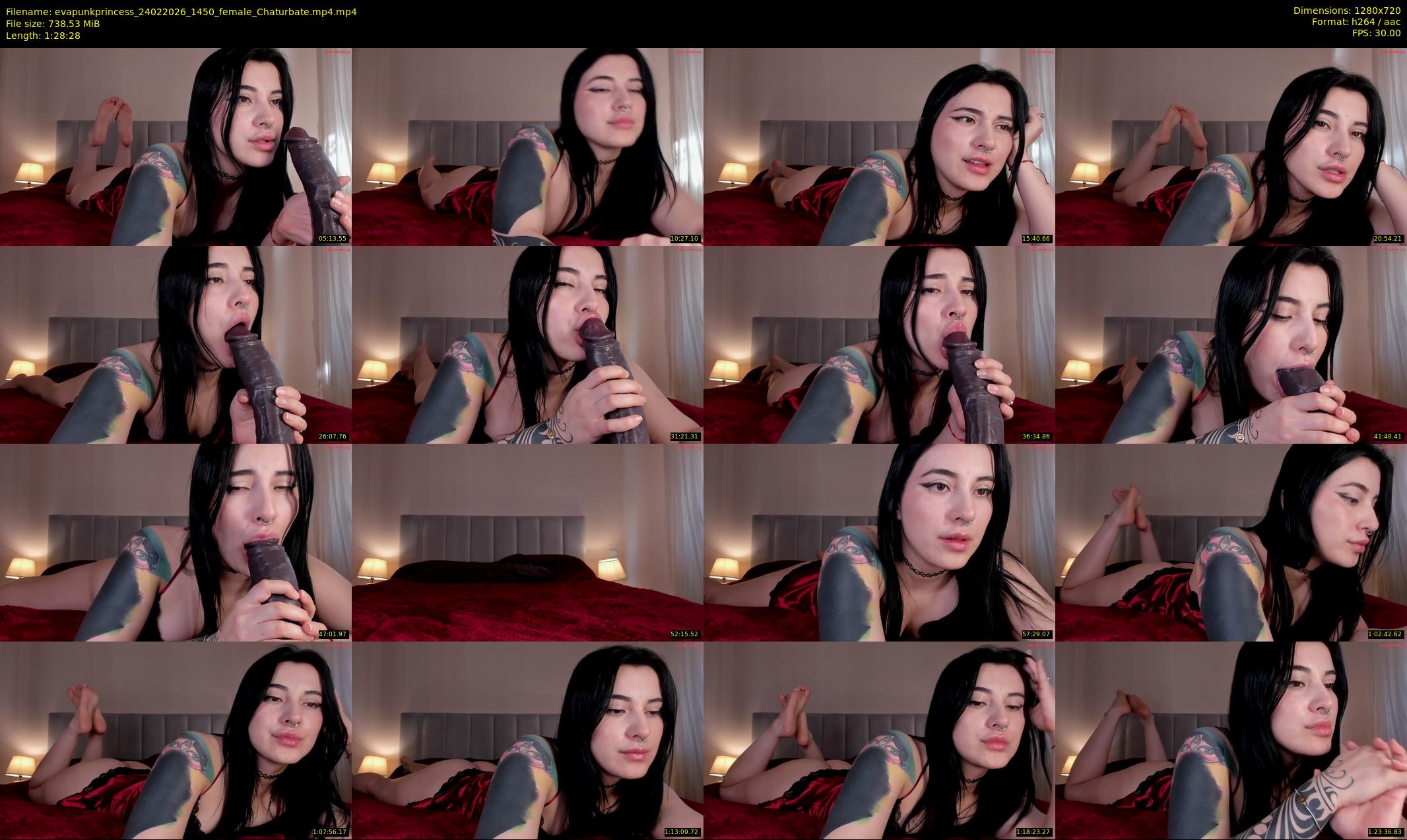 evapunkprincess — 89 minute Chaturbate female cam show recording, 720p, Feb 24, 2026