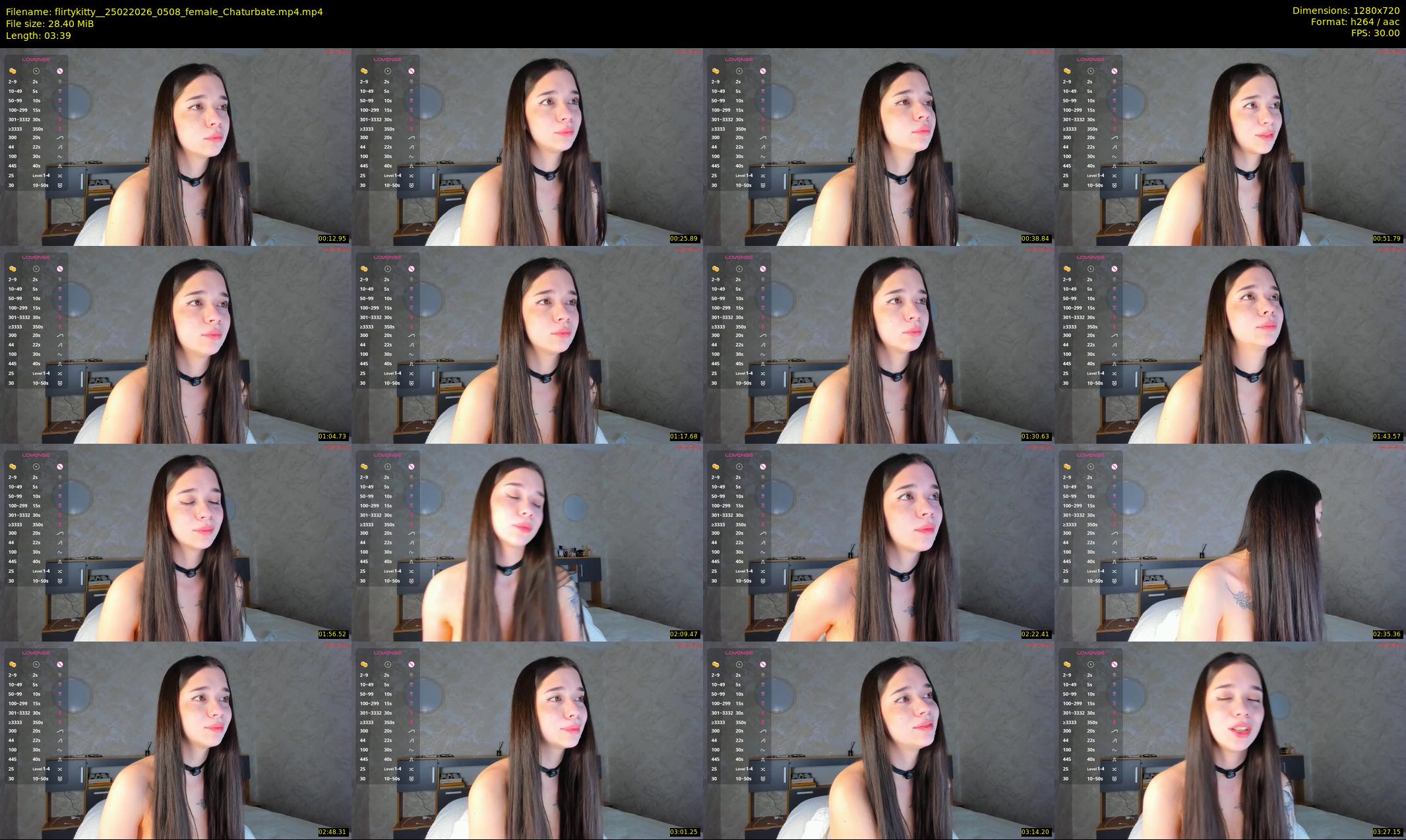 flirtykitty_ — 4 minute Chaturbate female cam show recording, 720p, Feb 25, 2026