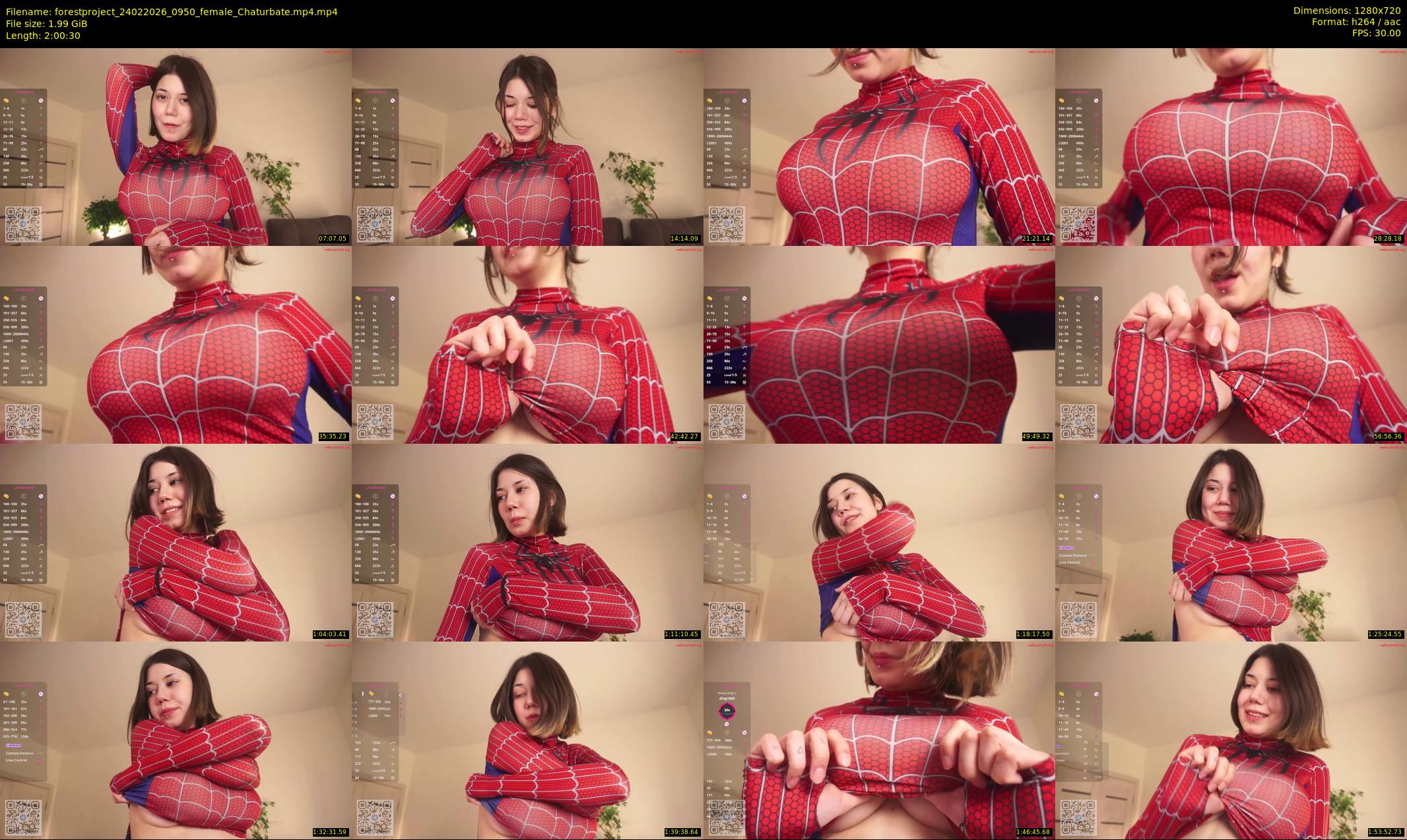 forestproject — 121 minute Chaturbate female cam show recording, 720p, Feb 24, 2026