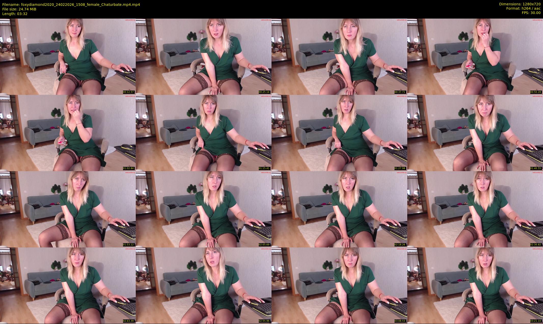 foxydiamond2020 — 4 minute Chaturbate female cam show recording, 720p, Feb 24, 2026