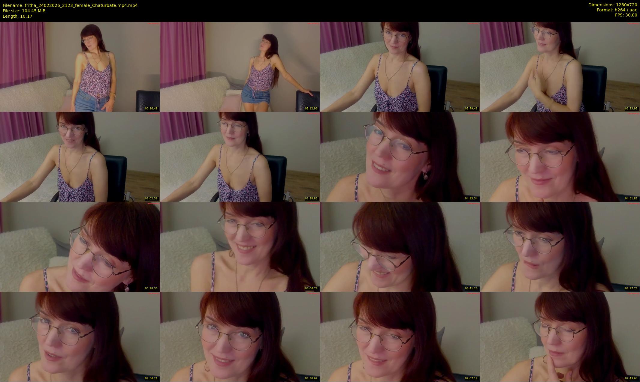 fritha — 11 minute Chaturbate female cam show recording, 720p, Feb 24, 2026