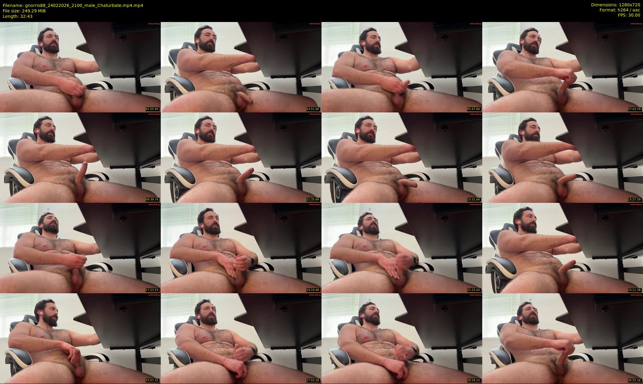 gnorris88 — 33 minute Chaturbate male cam show recording, 720p, Feb 24, 2026