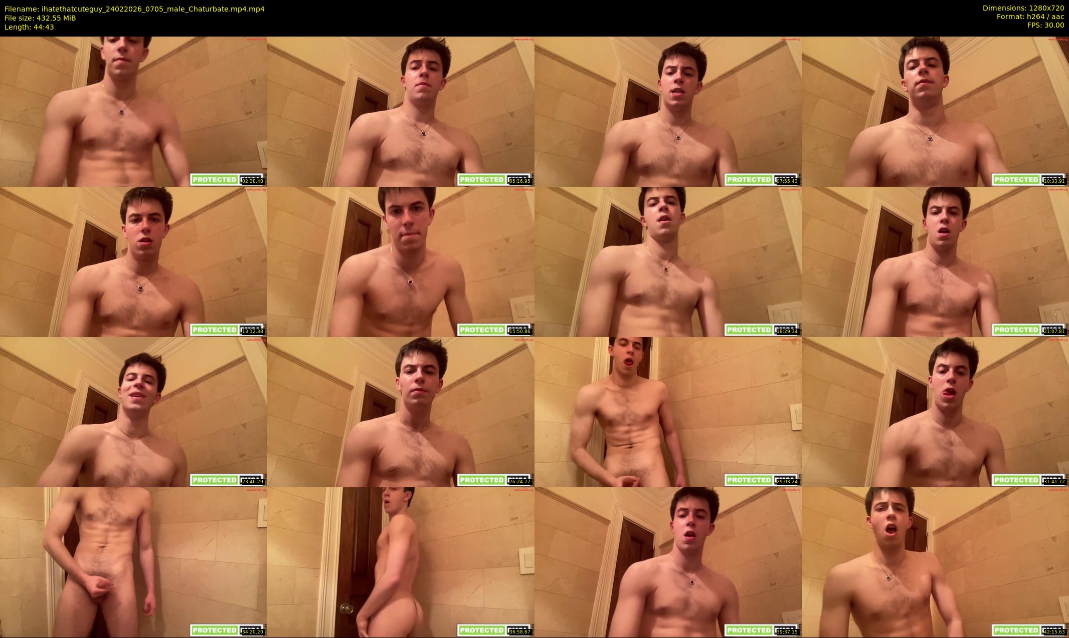 ihatethatcuteguy — 45 minute Chaturbate male cam show recording, 720p, Feb 24, 2026