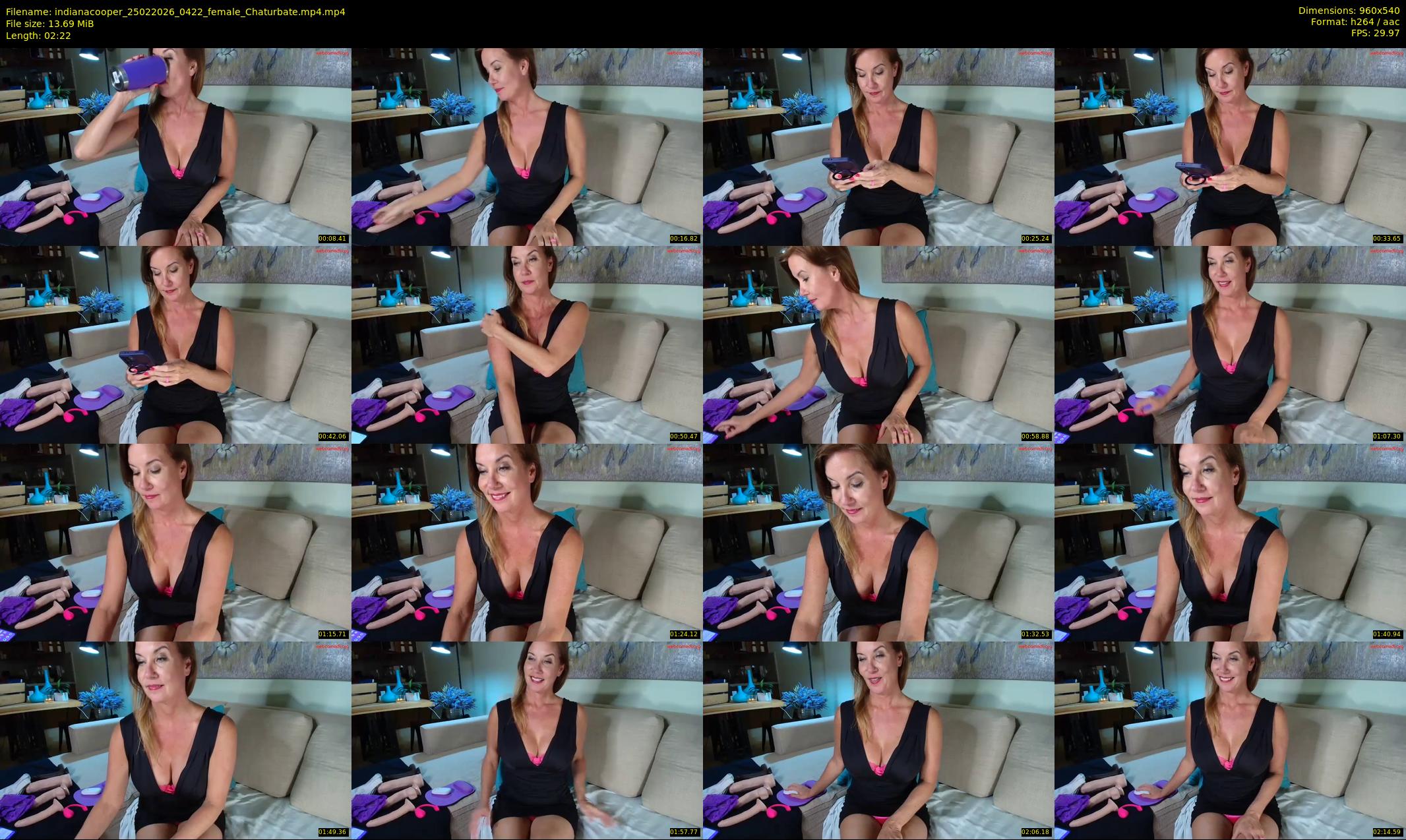 indianacooper — 3 minute Chaturbate female cam show recording, 480p, Feb 25, 2026