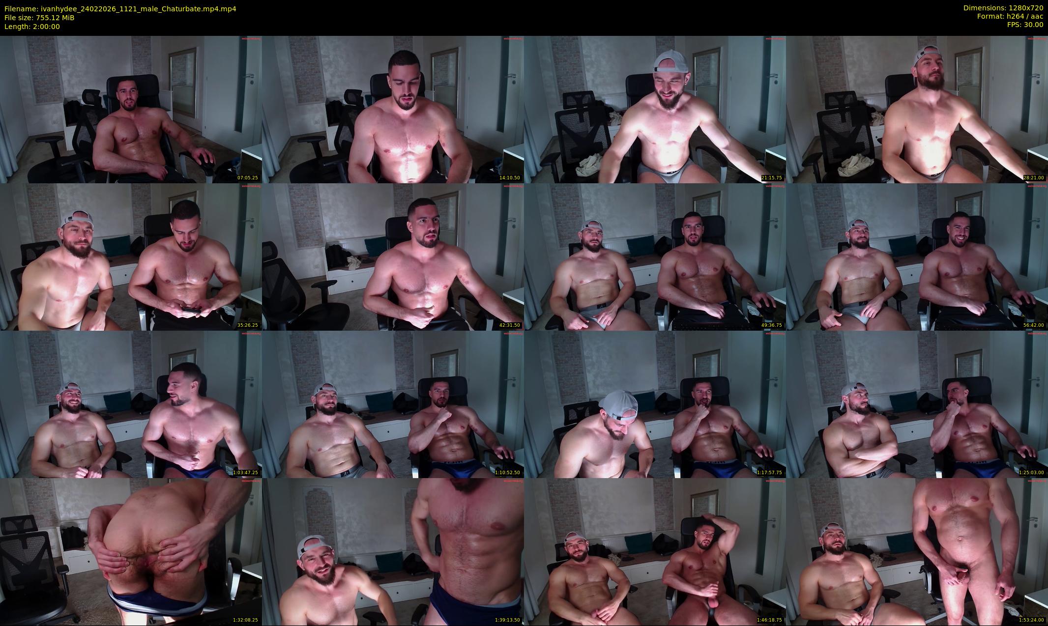 ivanhydee — 120 minute Chaturbate male cam show recording, 720p, Feb 24, 2026