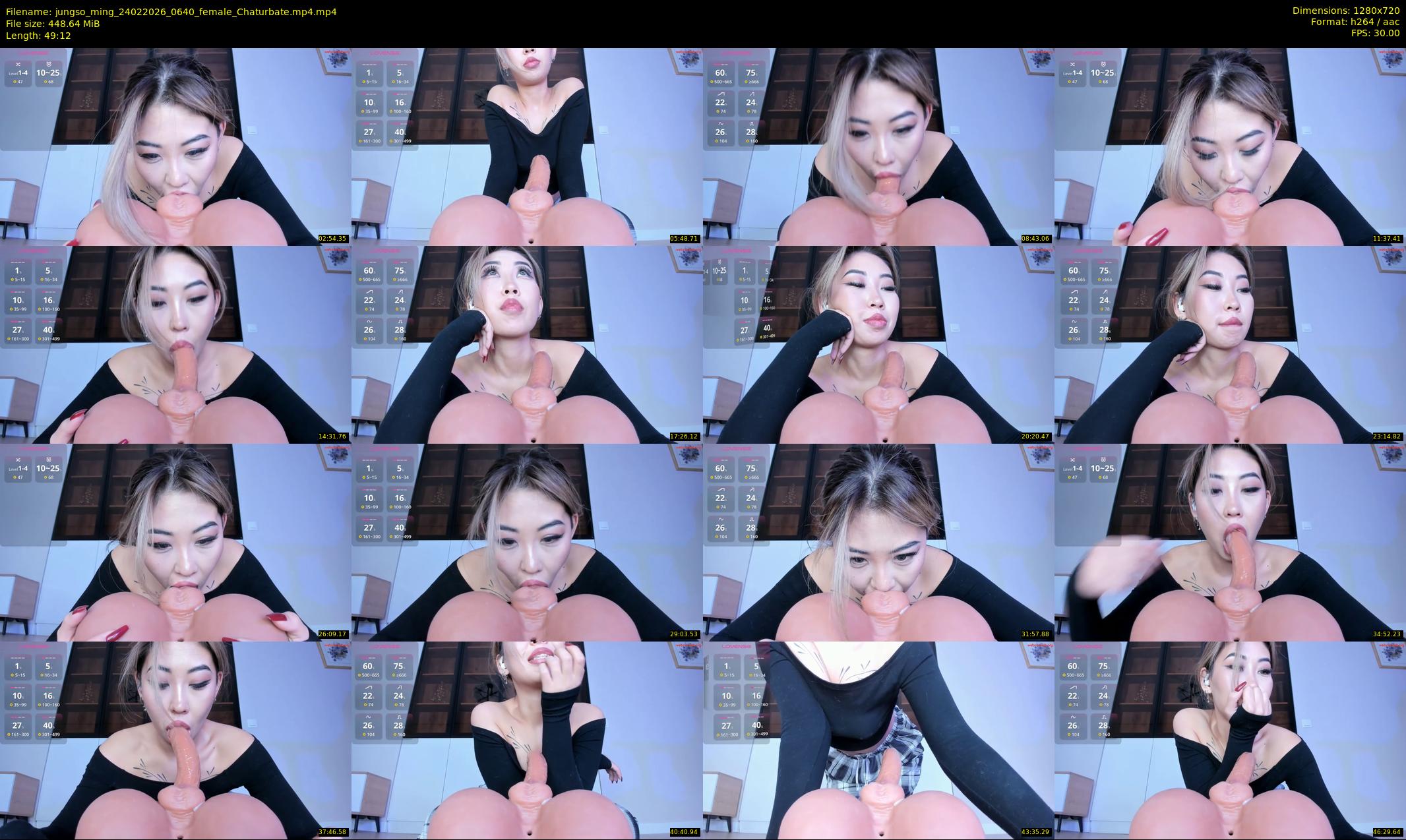 jungso_ming — 50 minute Chaturbate female cam show recording, 720p, Feb 24, 2026