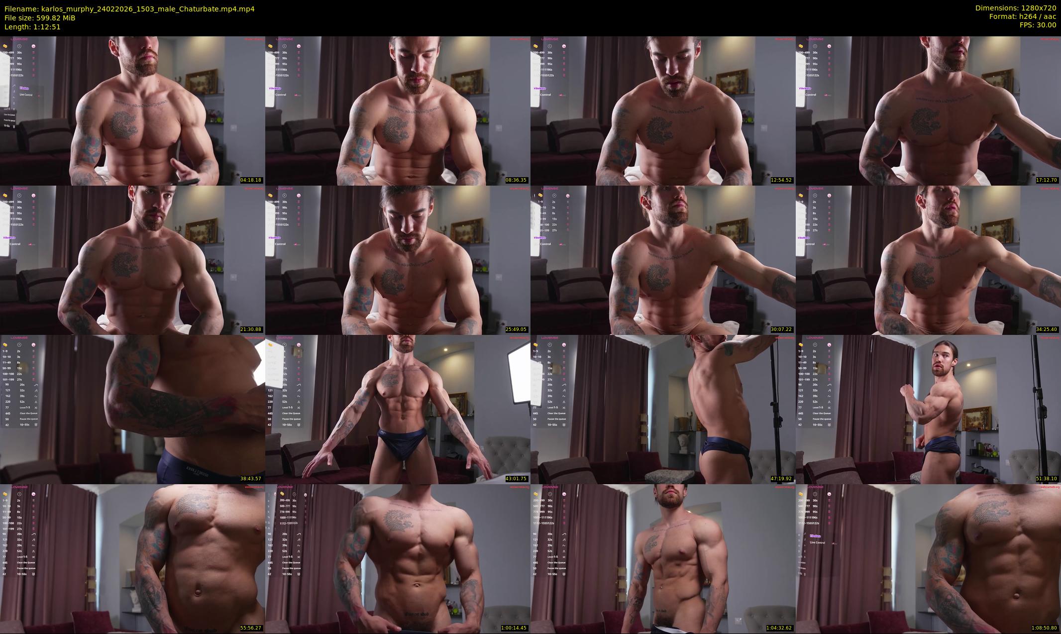 karlos_murphy — 73 minute Chaturbate male cam show recording, 720p, Feb 24, 2026