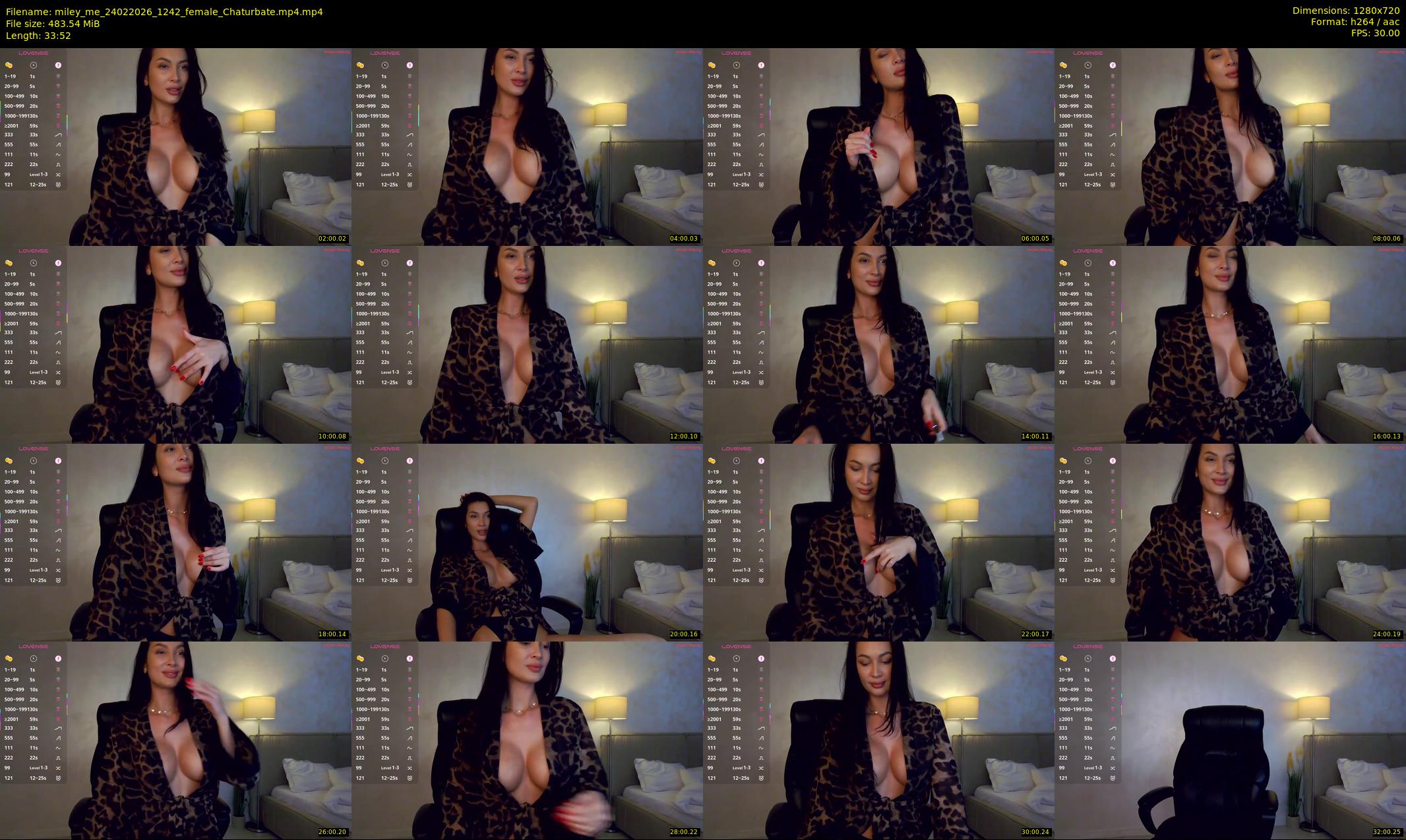 miley_me — 34 minute Chaturbate female cam show recording, 720p, Feb 24, 2026