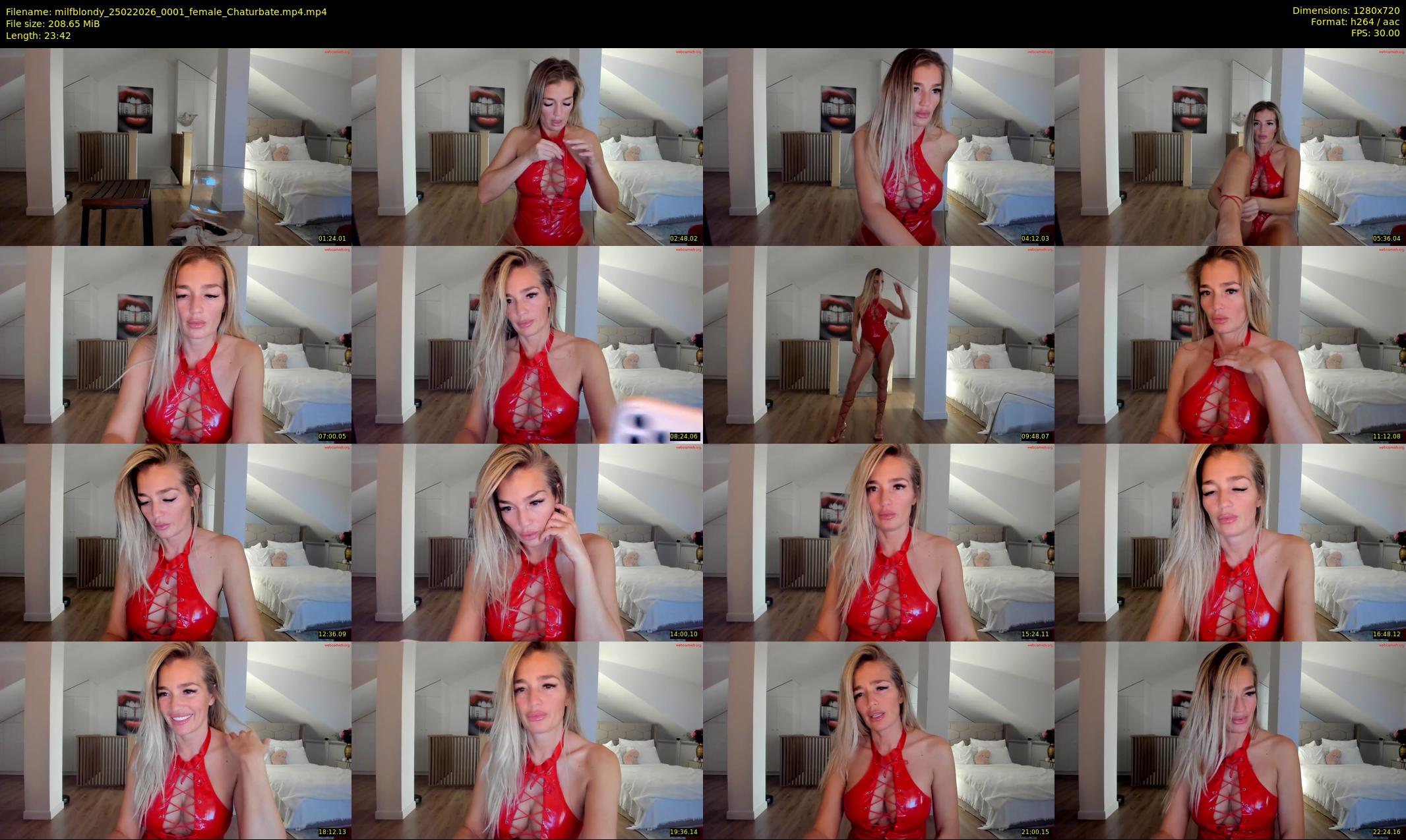milfblondy — 24 minute Chaturbate female cam show recording, 720p, Feb 25, 2026