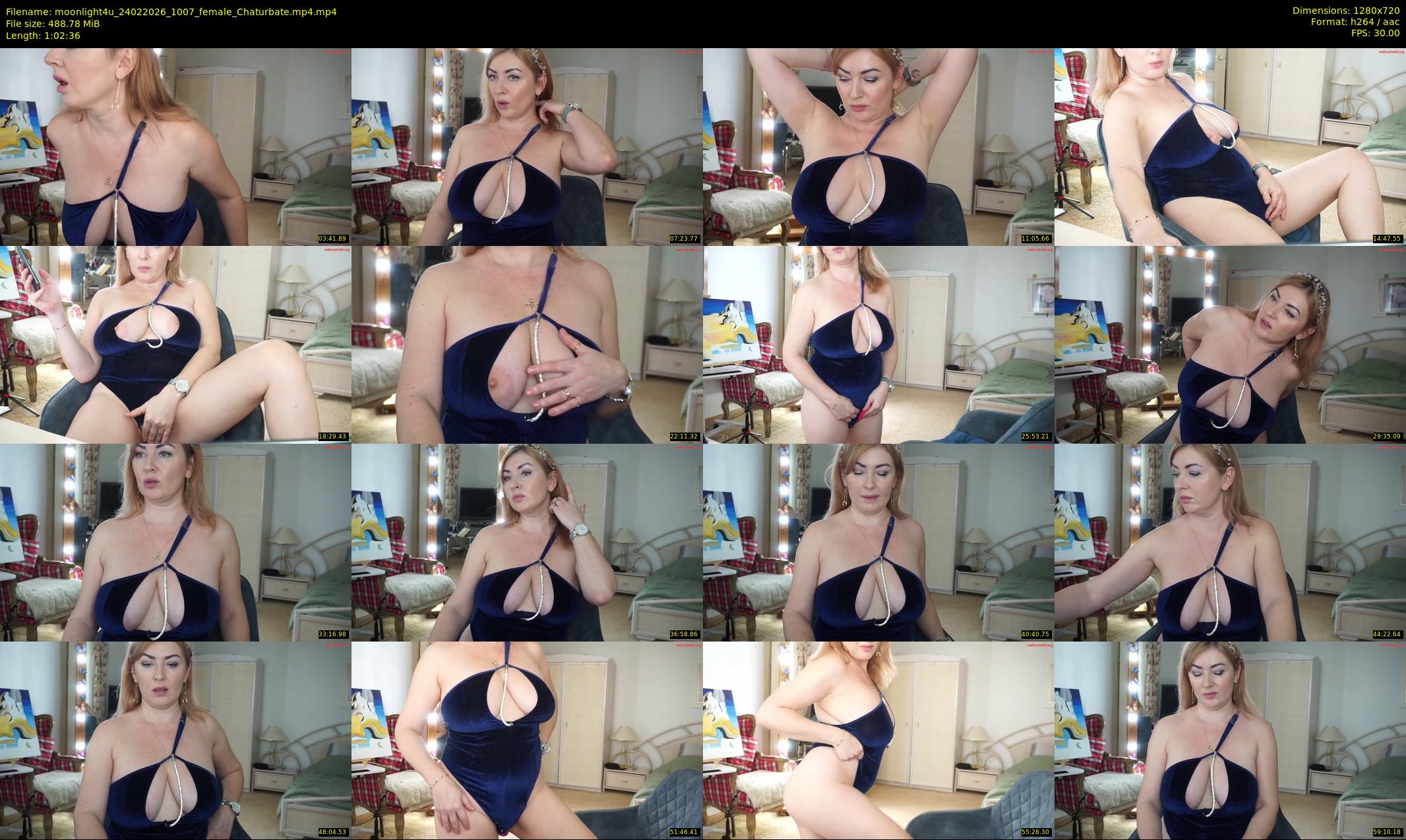 moonlight4u — 63 minute Chaturbate female cam show recording, 720p, Feb 24, 2026