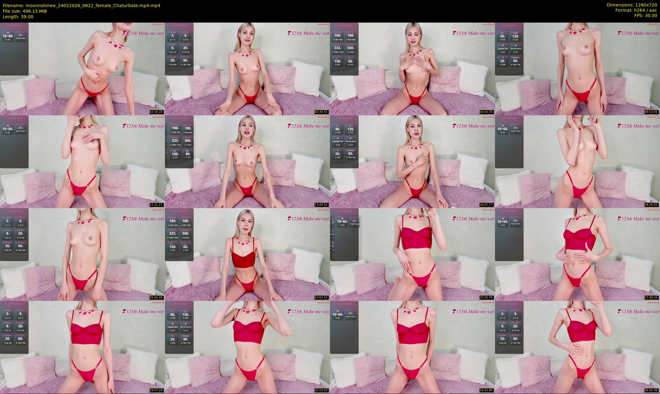 moonnshinee — 39 minute Chaturbate female cam show recording, 720p, Feb 24, 2026