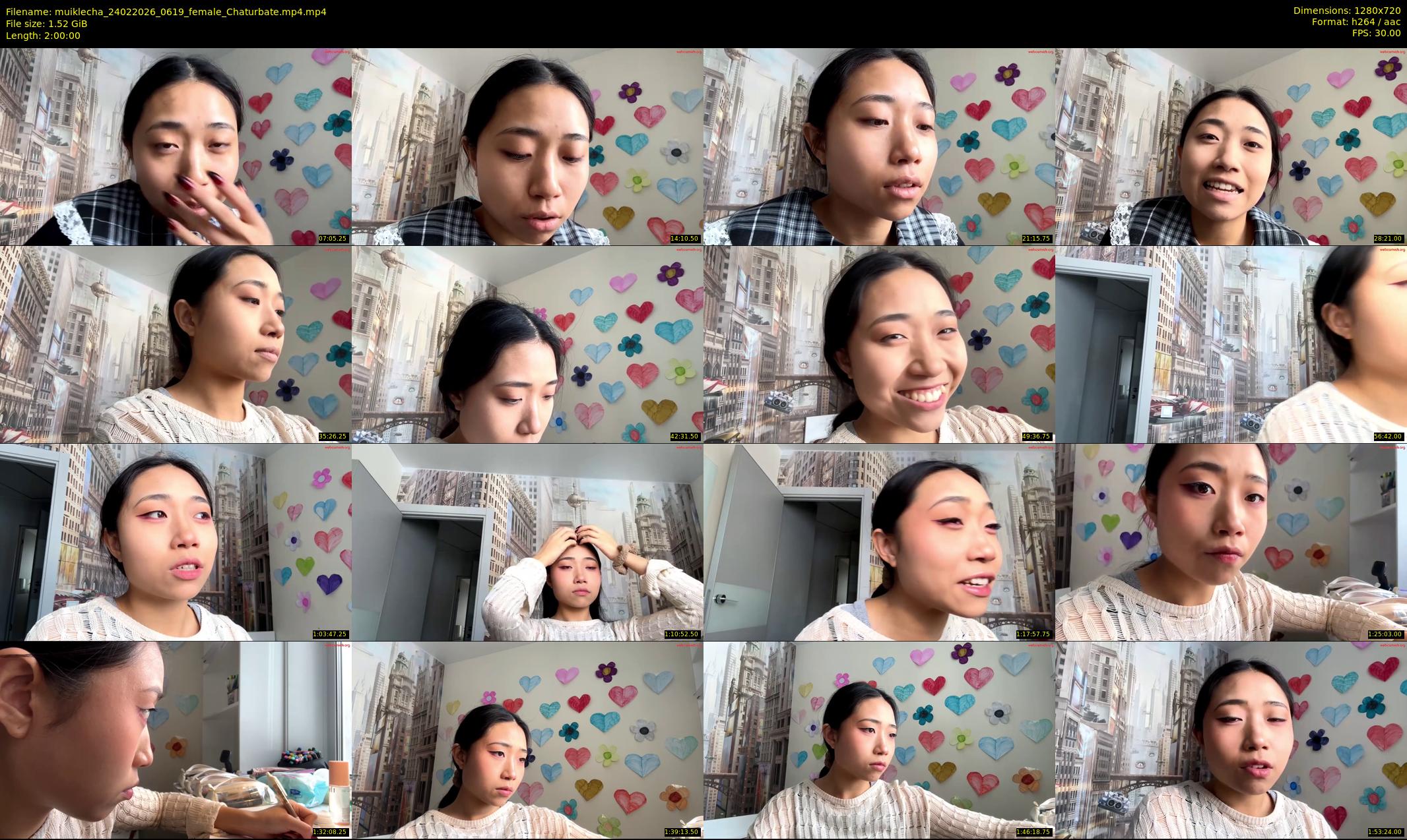 muiklecha — 120 minute Chaturbate female cam show recording, 720p, Feb 24, 2026