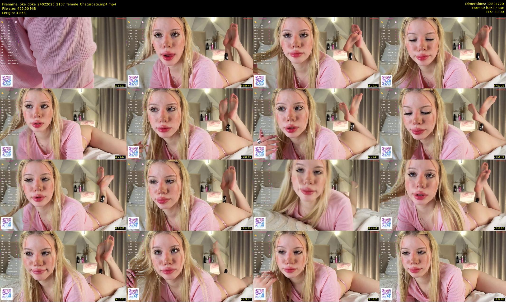 oke_doke — 32 minute Chaturbate female cam show recording, 720p, Feb 24, 2026